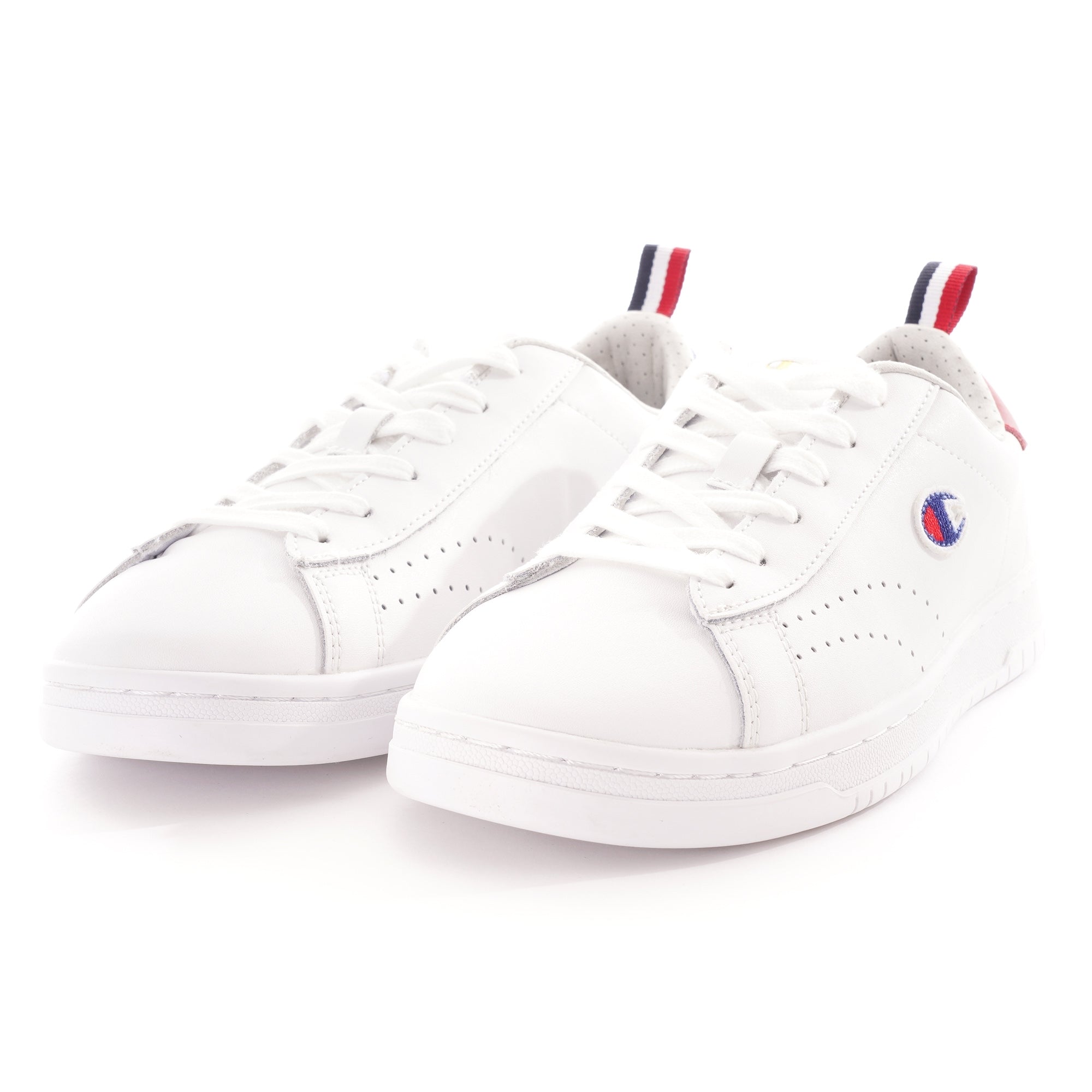 Champion Club Court Back Tab Trainers - White