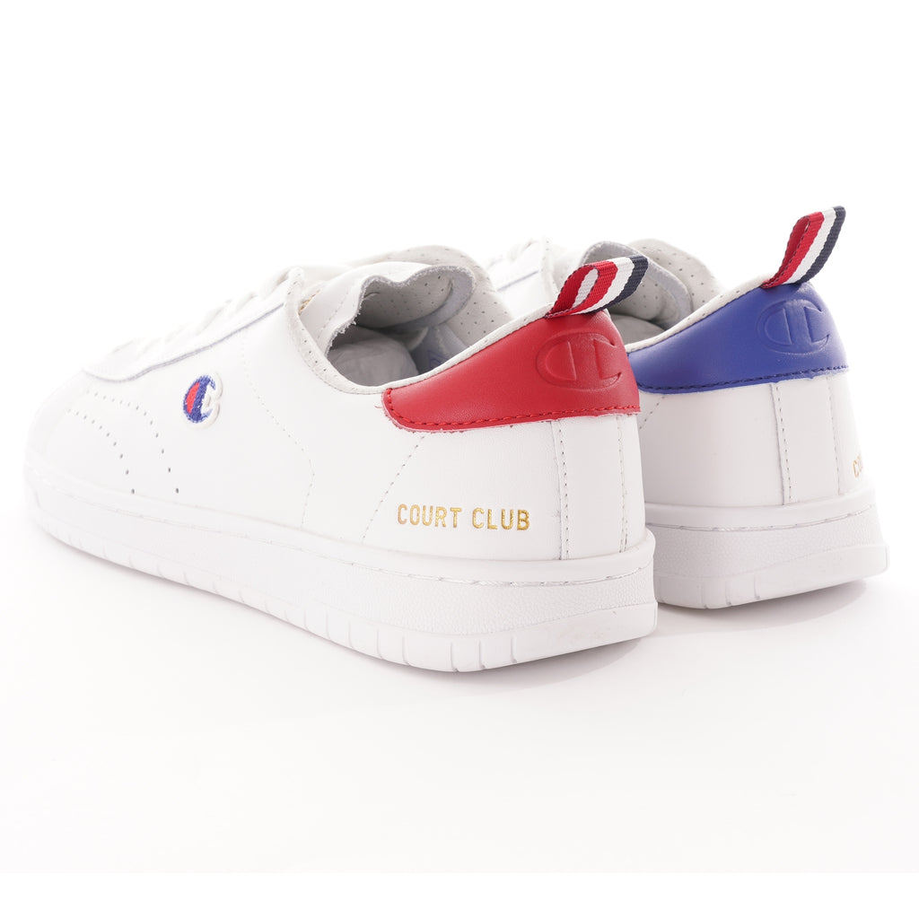 Champion Club Court Back Tab Trainers - White