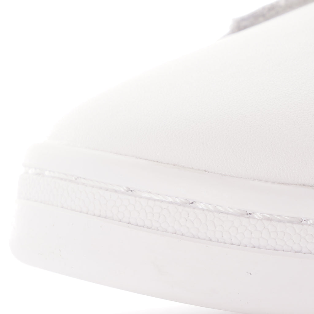Champion Club Court Back Tab Trainers - White