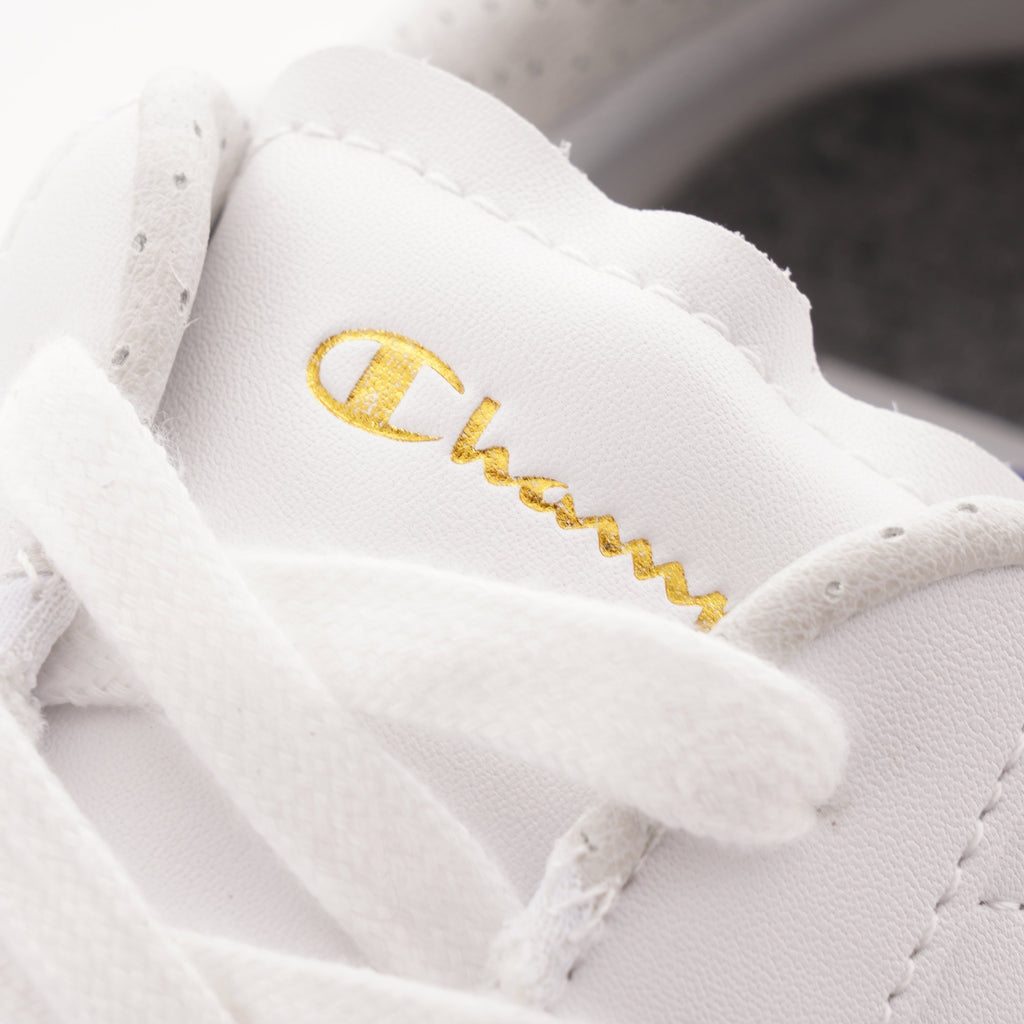 Champion Club Court Back Tab Trainers - White