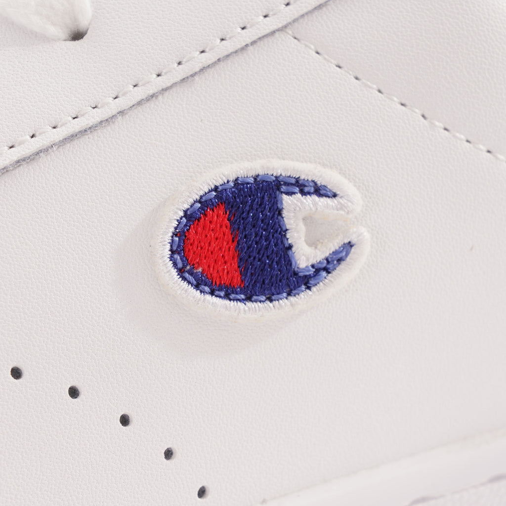 Champion Club Court Back Tab Trainers - White