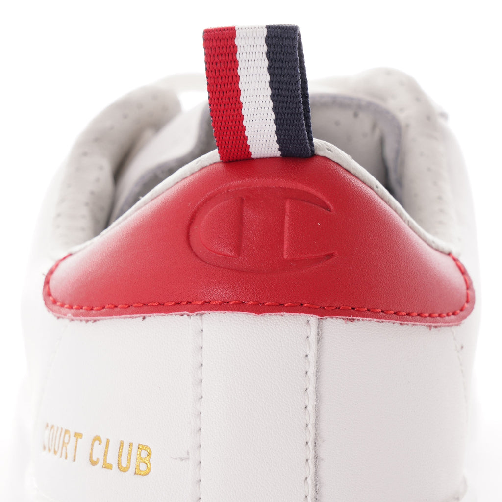 Champion Club Court Back Tab Trainers - White
