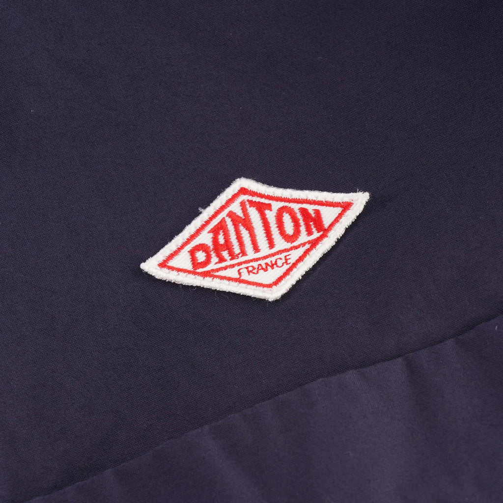 Danton Down Proof Collarless Jacket - Navy