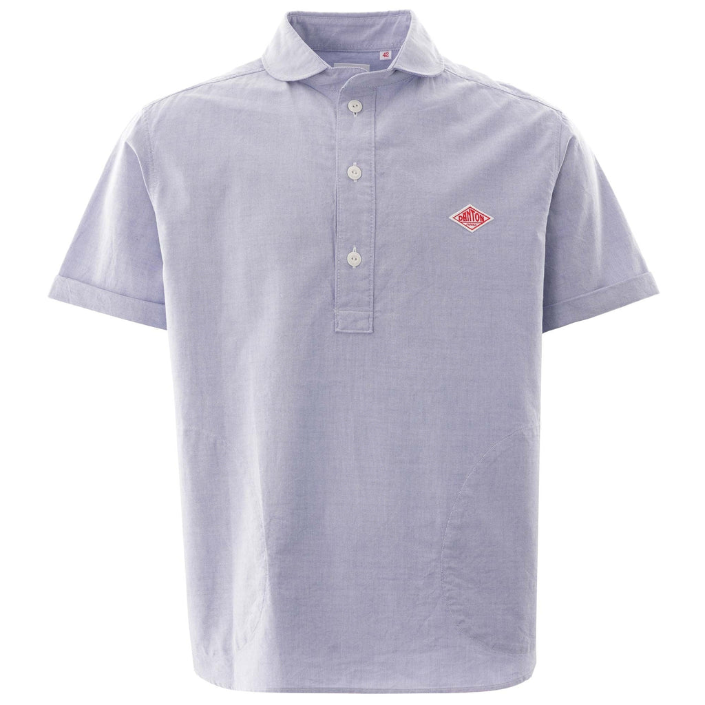 Danton Pullover Linen Shirt - Blue