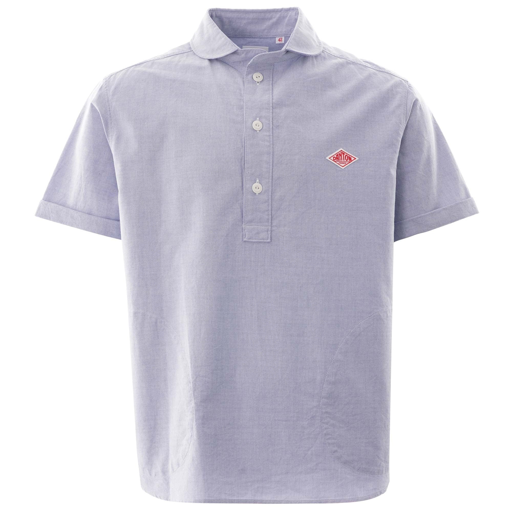 Danton Pullover Linen Shirt - Blue