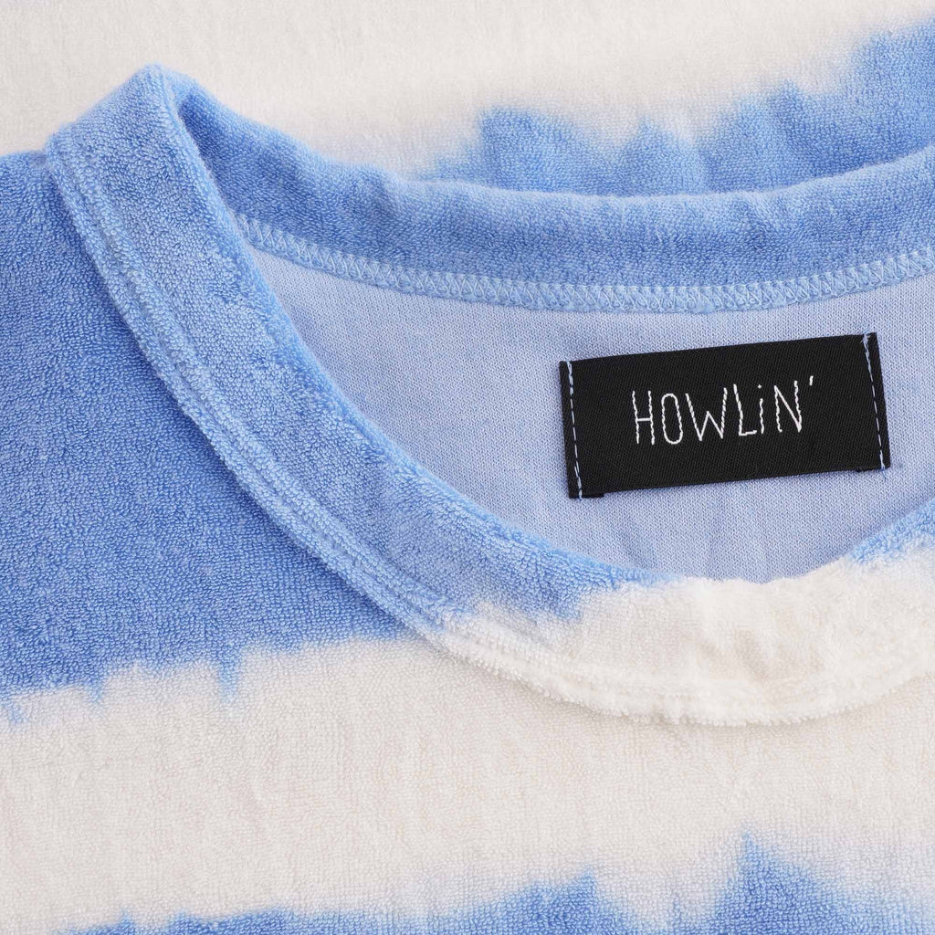 Howlin' Fons Hand Dyed Stripes Tee - Light Blue