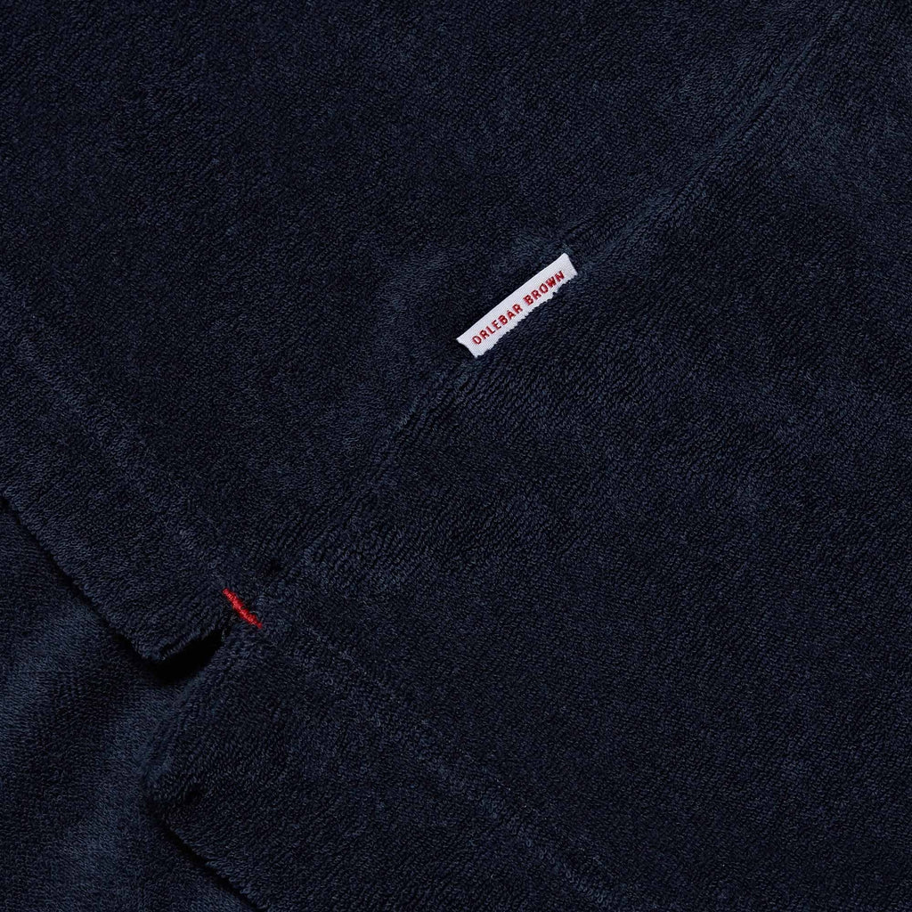 Orlebar Brown Jarrett Towelling Polo - Navy