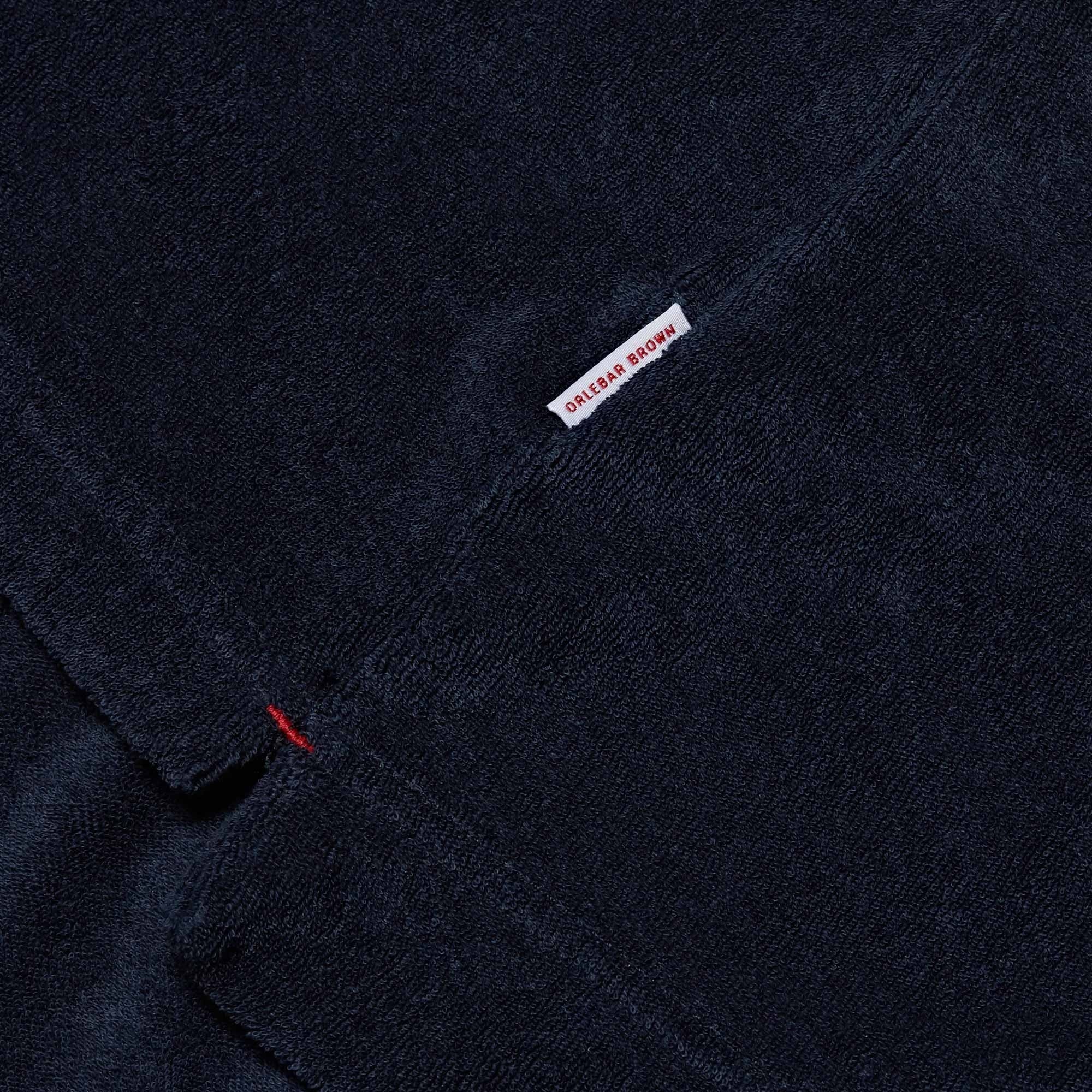 Orlebar Brown Jarrett Towelling Polo - Navy