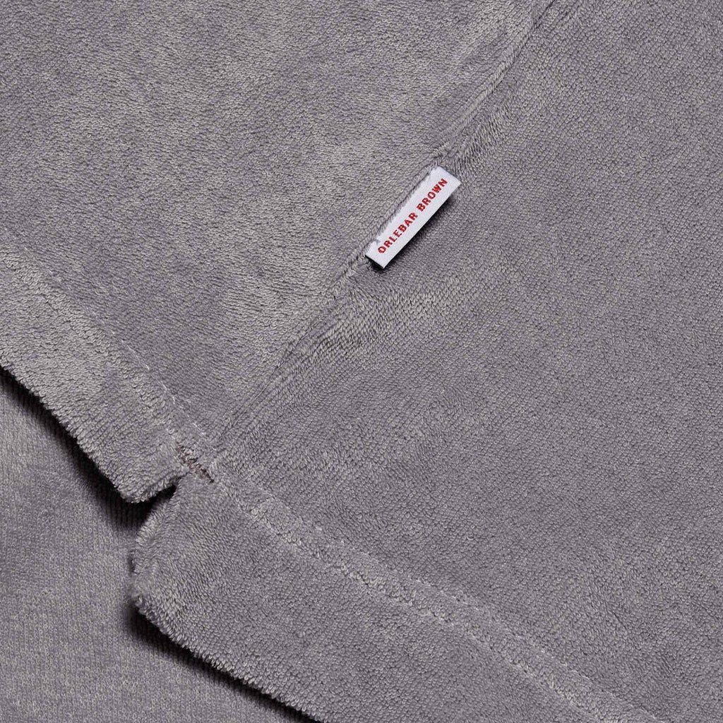 Orlebar Brown Jarrett Towelling Polo - Alloy