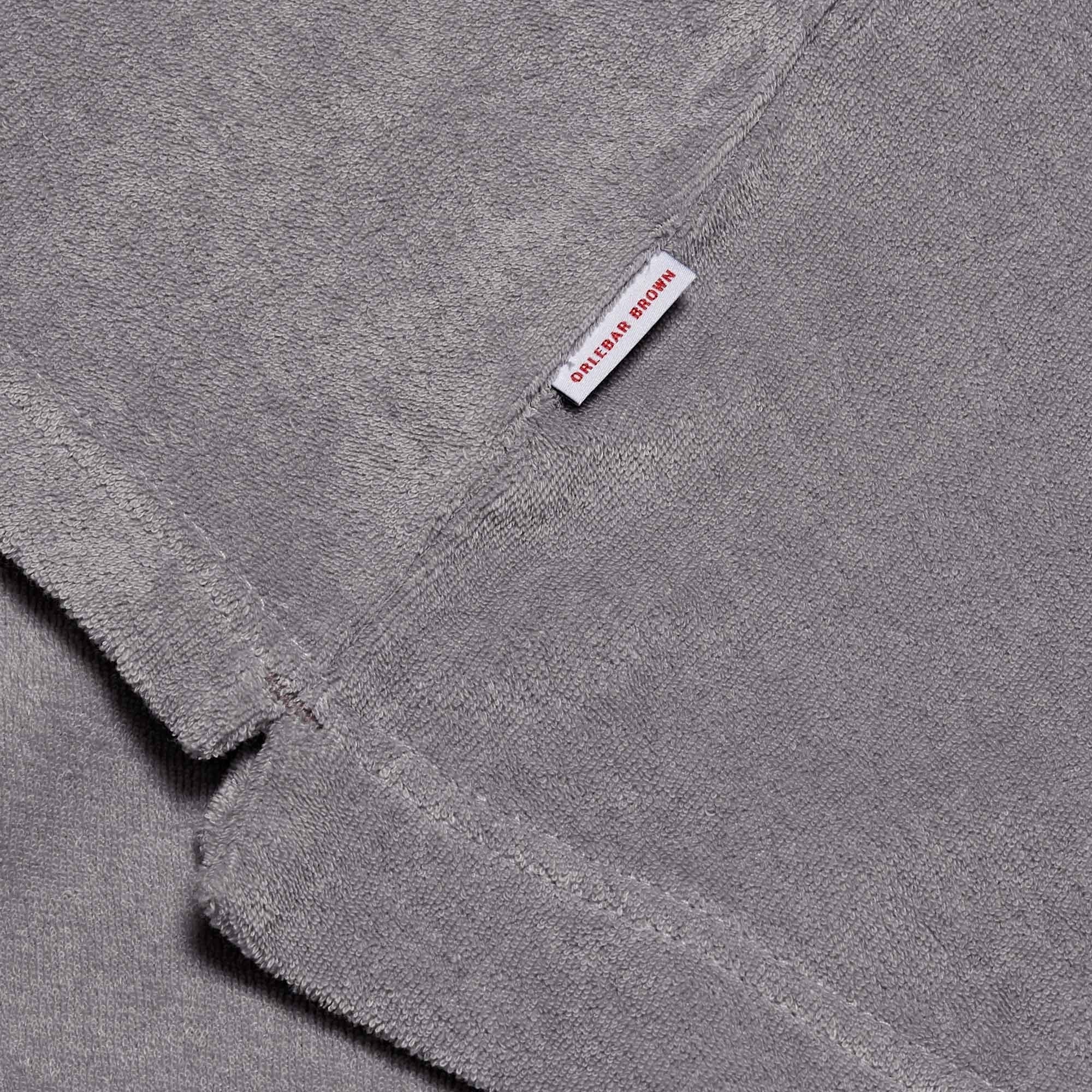 Orlebar Brown Jarrett Towelling Polo - Alloy
