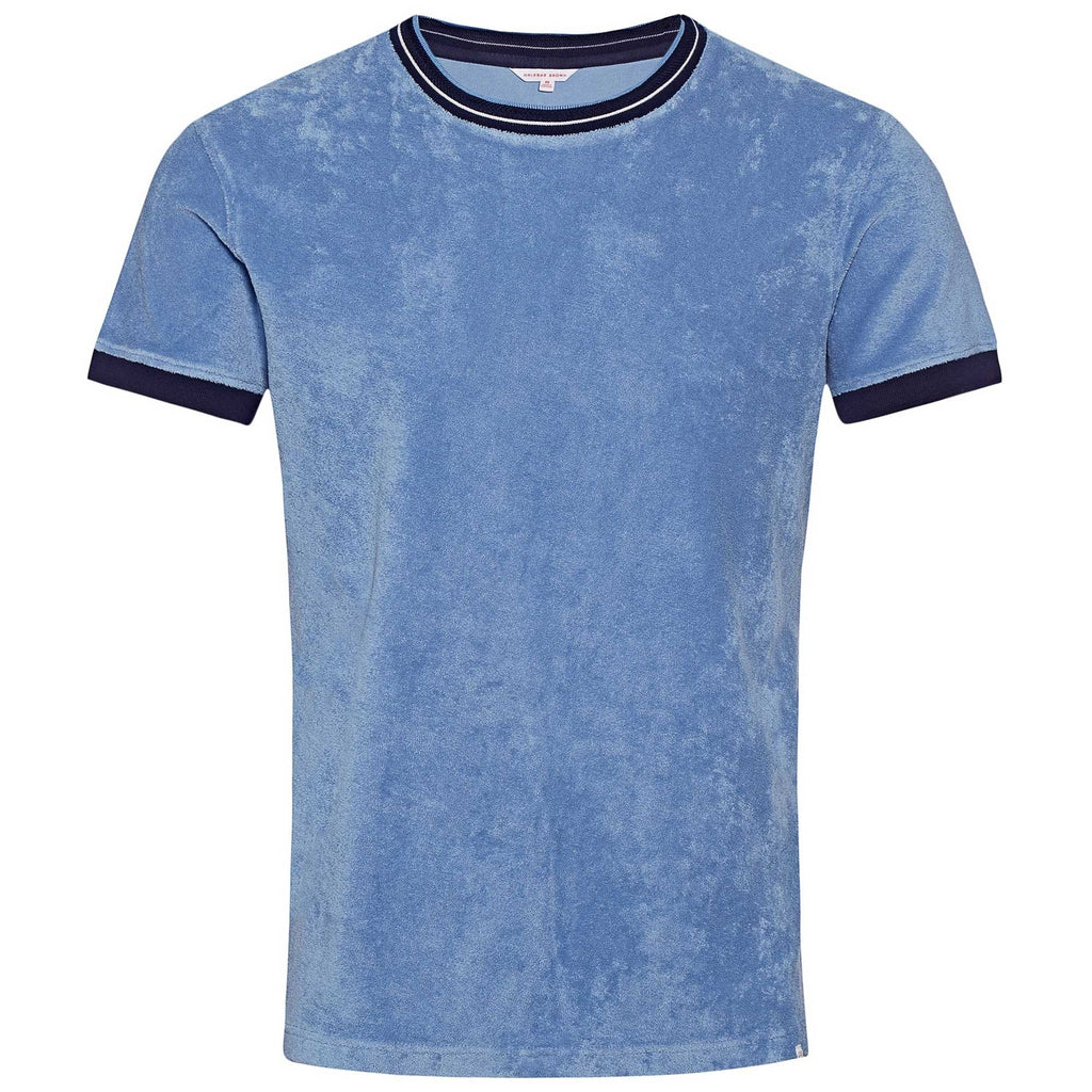 Orlebar Brown Sammy Towelling Tee - Sea Breeze