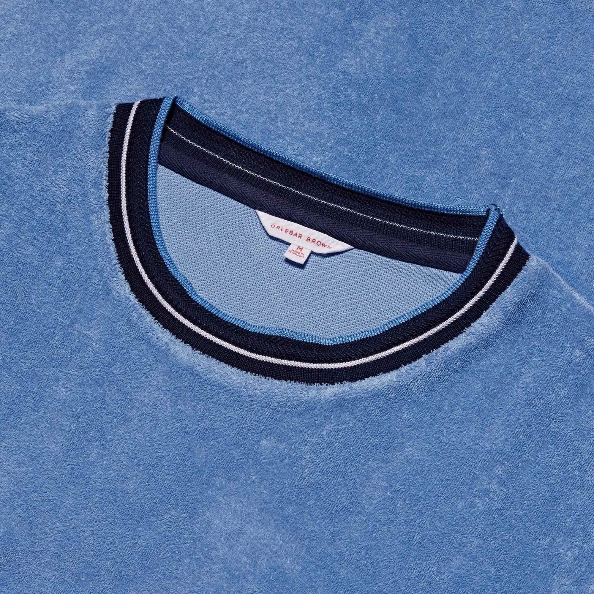 Orlebar Brown Sammy Towelling Tee - Sea Breeze