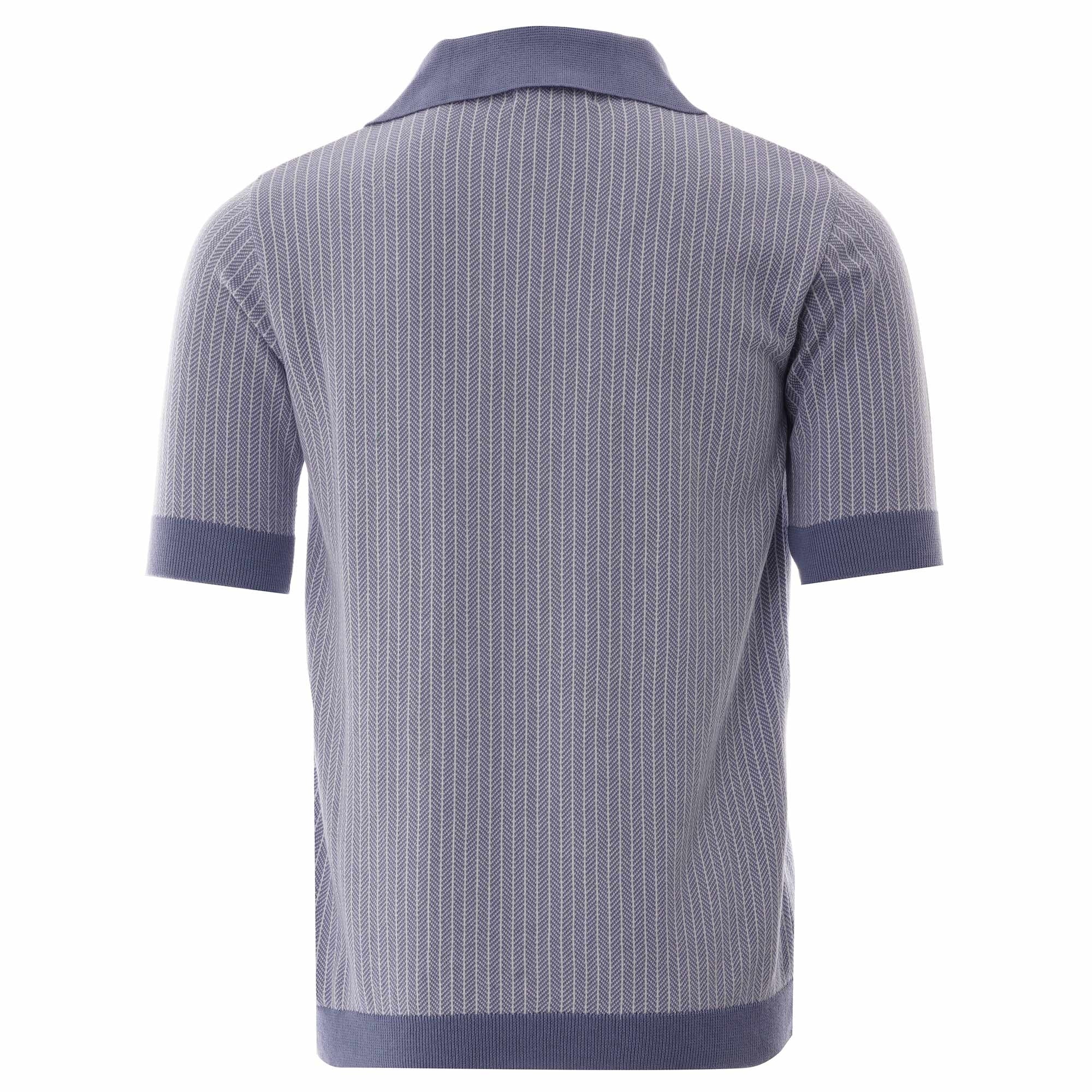 Far Afield Blakey Short Sleeve Polo - Stonewash