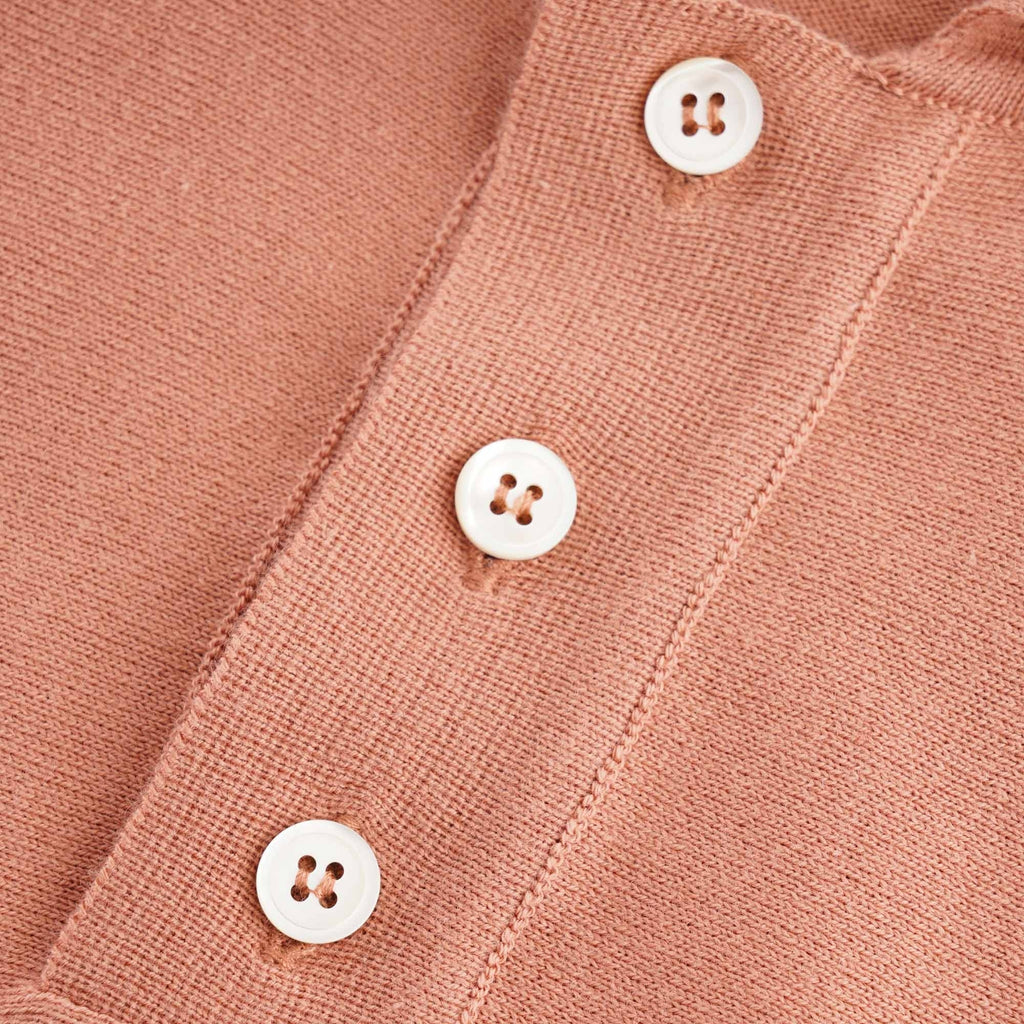 Far Afield Cole Duo Short Sleeve Polo - Toasted