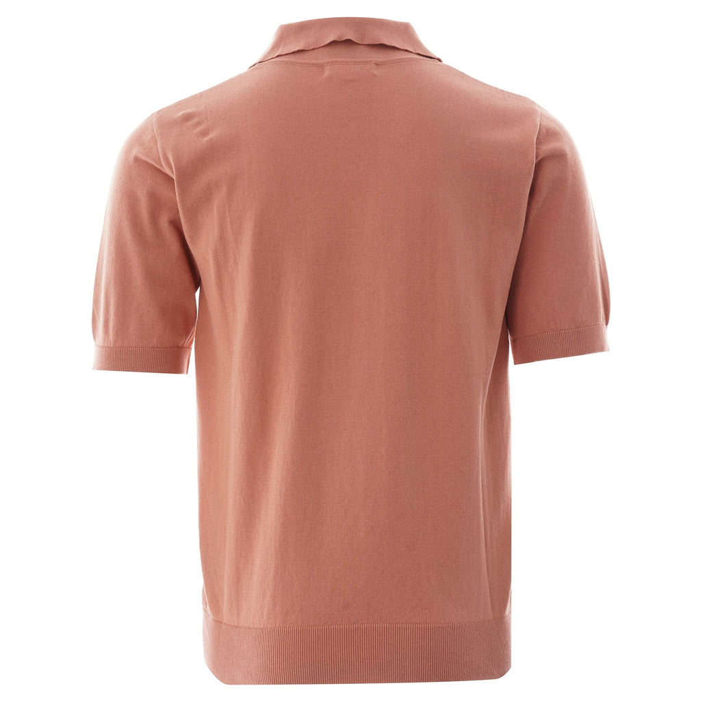 Far Afield Cole Duo Short Sleeve Polo - Toasted