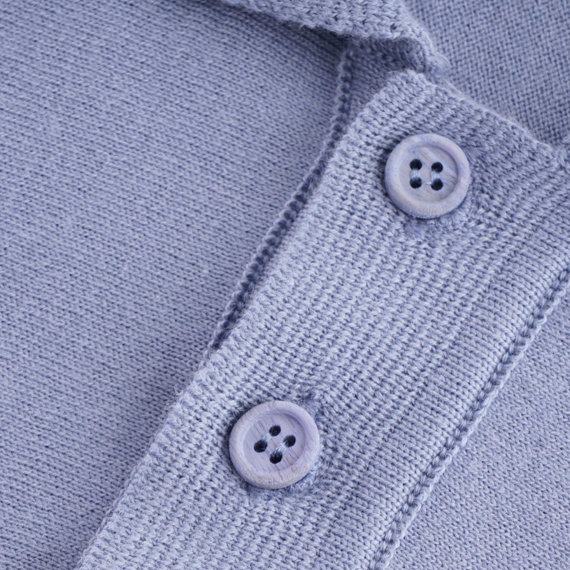 Far Afield Alfaro Short Sleeve Polo - Stonewash Blue