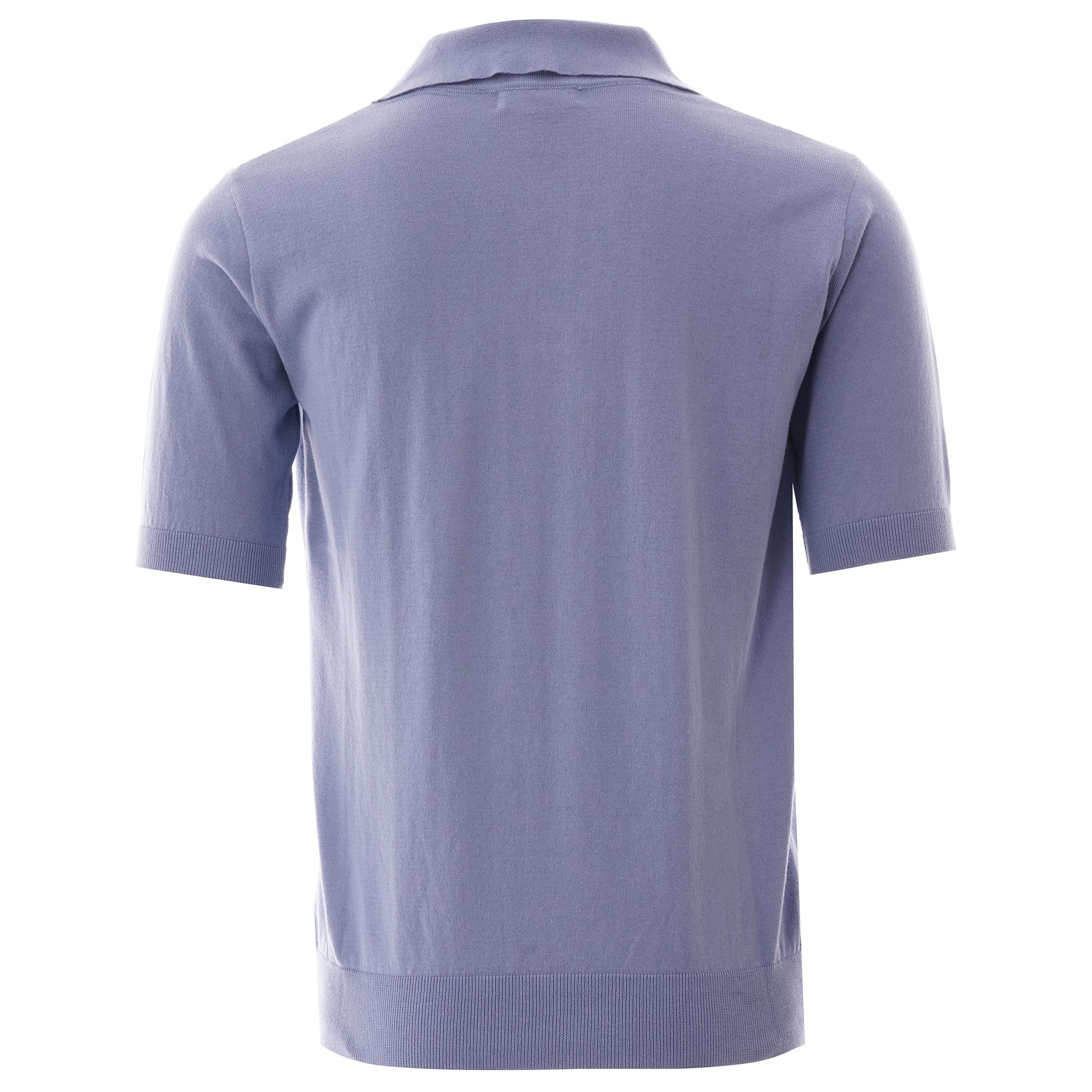 Far Afield Cole Duo Short Sleeve Polo - Stonewash Blue
