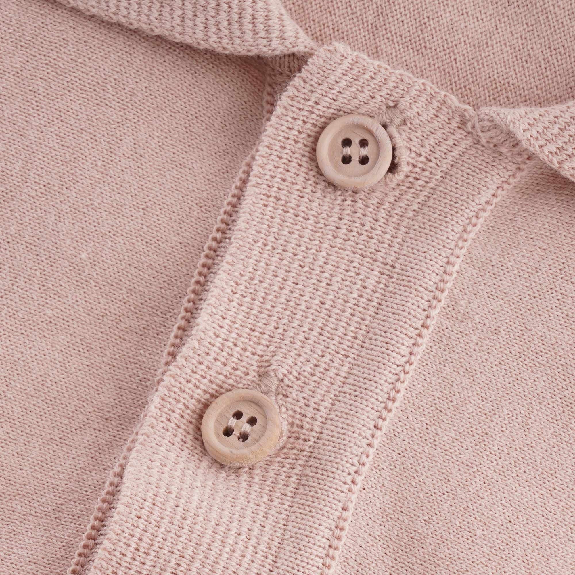Far Afield Alfaro Short Sleeve Polo - Rose Dust