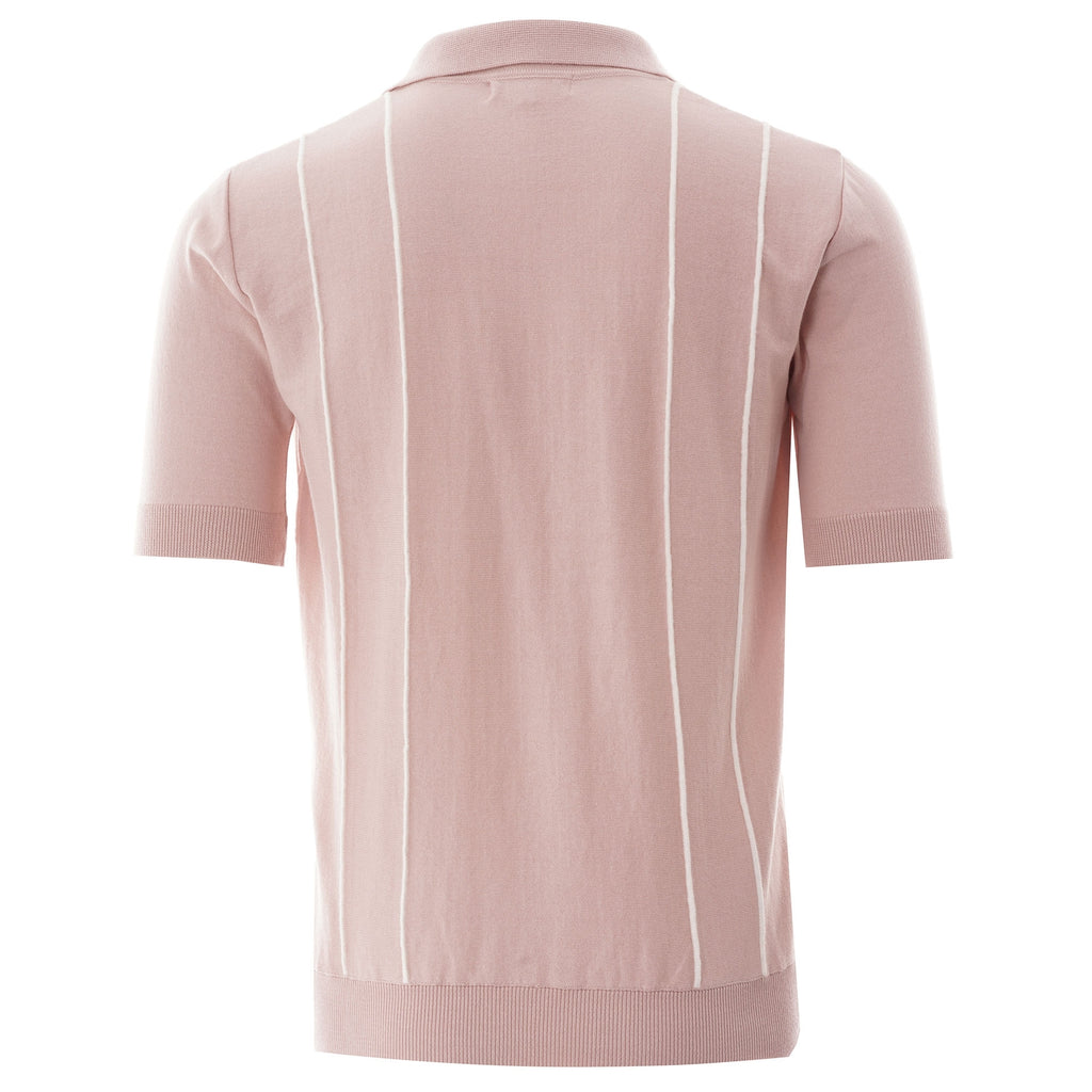 Far Afield Alfaro Short Sleeve Polo - Rose Dust