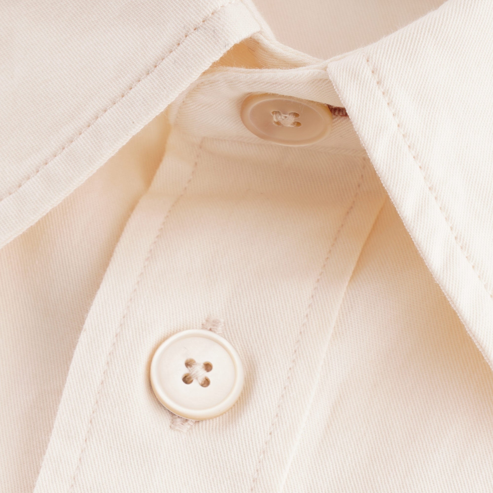 Paul Smith Garment Dyed Pocket Overshirt - Ivory