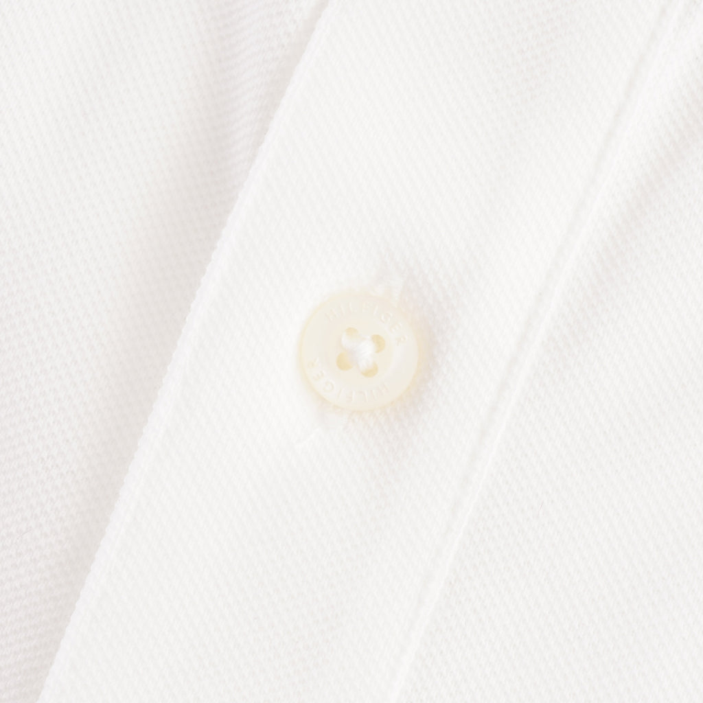 Tommy Hilfiger Signature Chest Pocket Polo - White