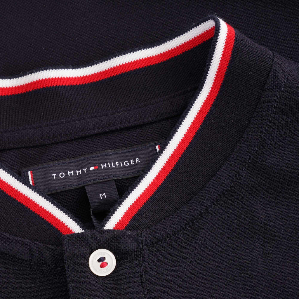 Tommy Hilfiger Baseball Collar Slim Fit Polo - Desert Sky