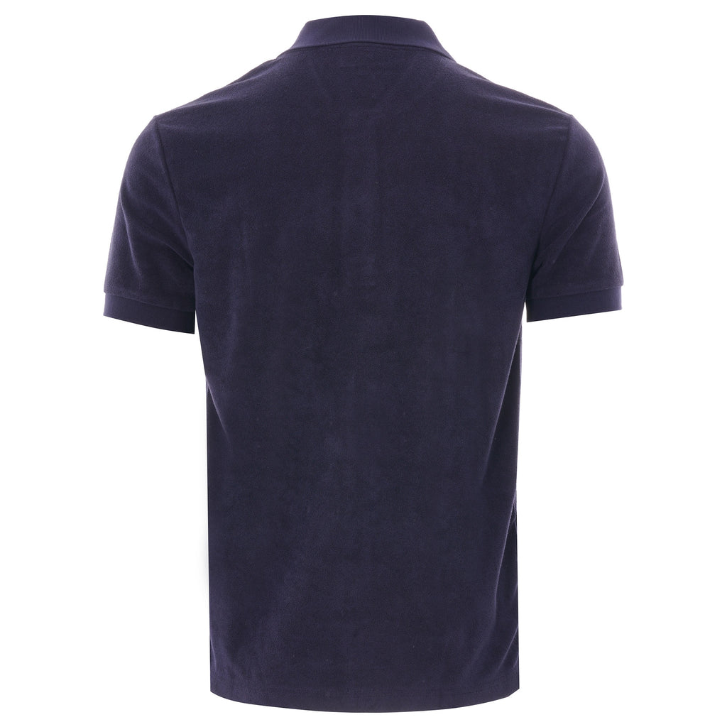 Lacoste Cotton Fleece Blend Regular Fit Polo Shirt - Navy