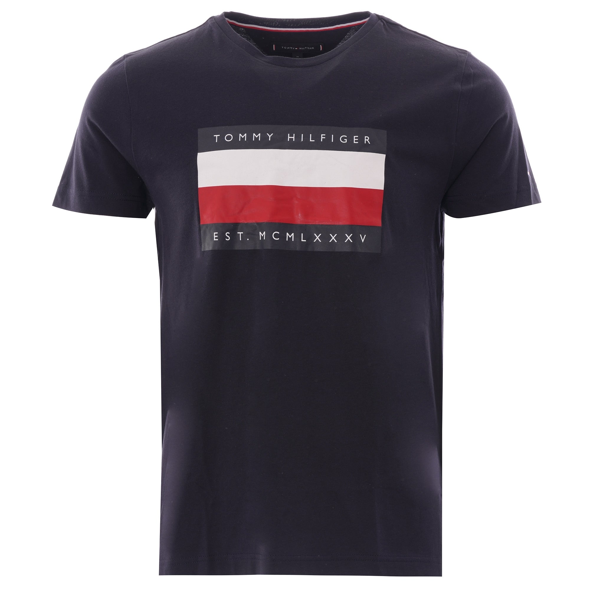 Tommy Hilfiger Logo T Shirt - Desert Sky