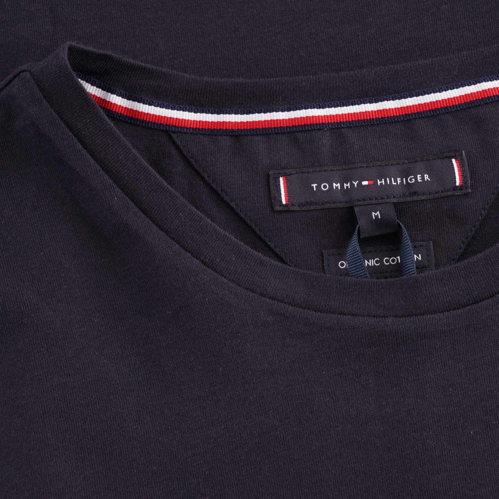 Tommy Hilfiger Logo T Shirt - Desert Sky