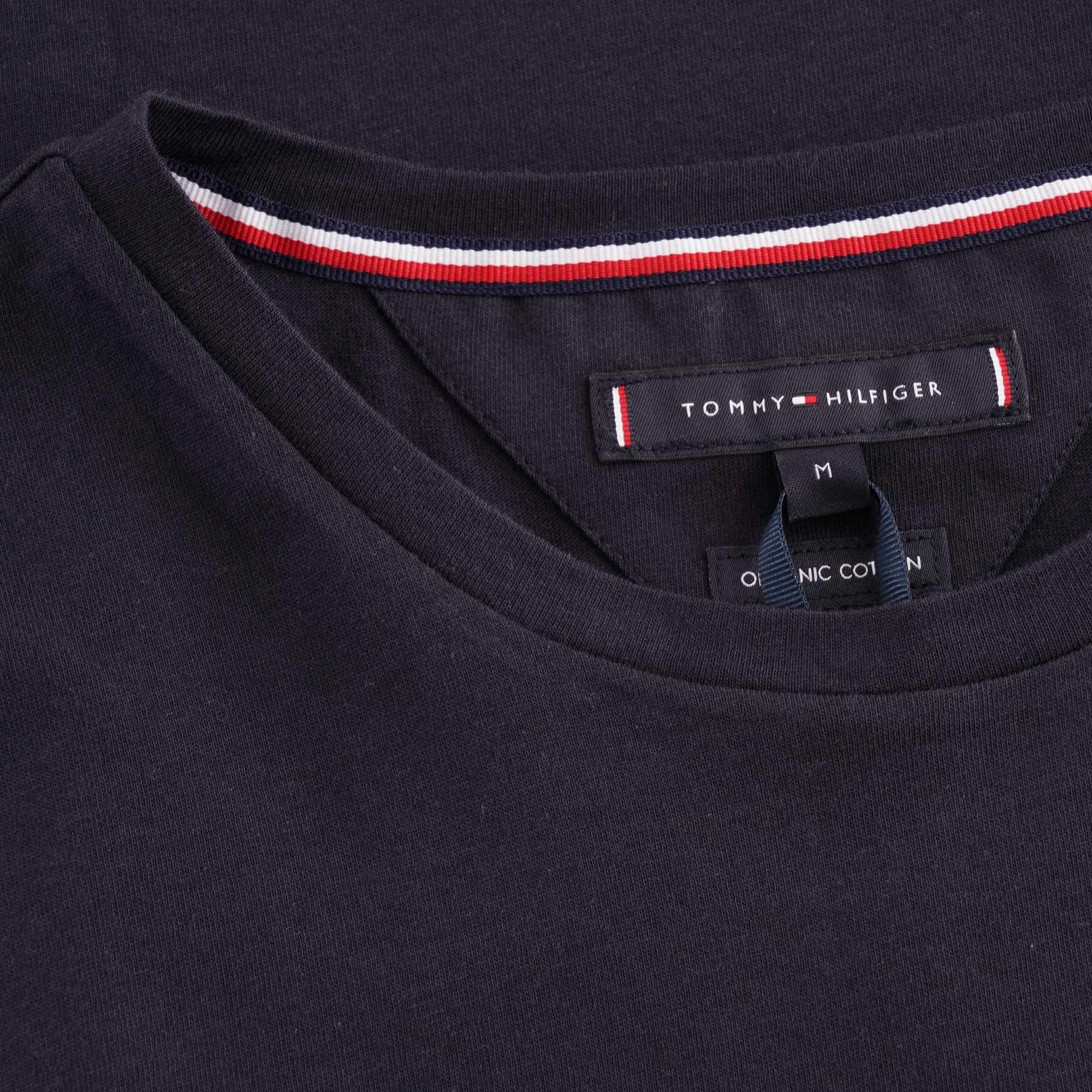 Tommy Hilfiger Logo T Shirt - Desert Sky