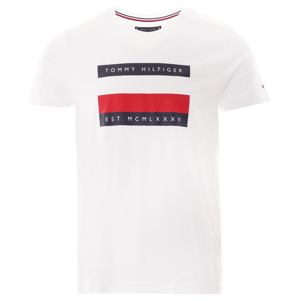 Tommy Hilfiger Logo T Shirt - White