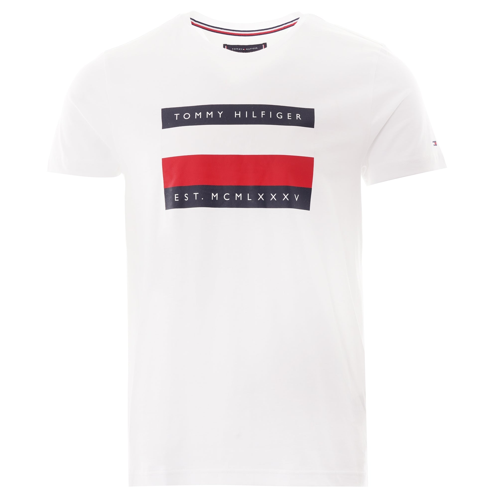 Tommy Hilfiger Logo T Shirt - White
