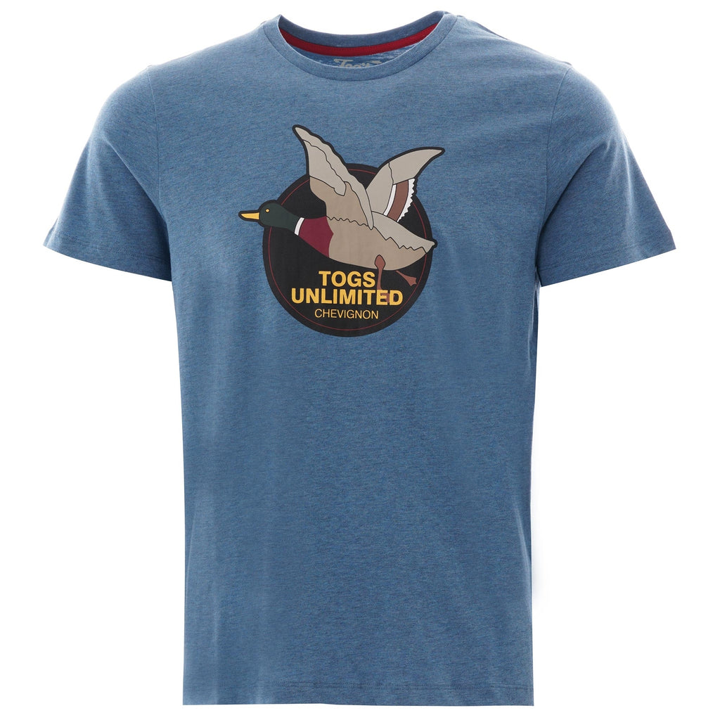 Chevignon Togs Unlimited T Shirt - Blue