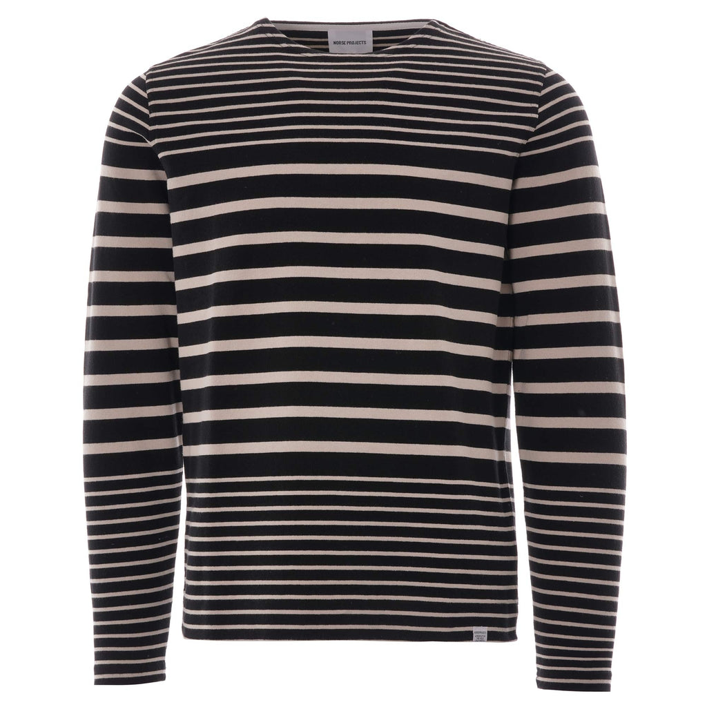 Norse Projects Godtfred Classic Compact Long Sleeve - Black