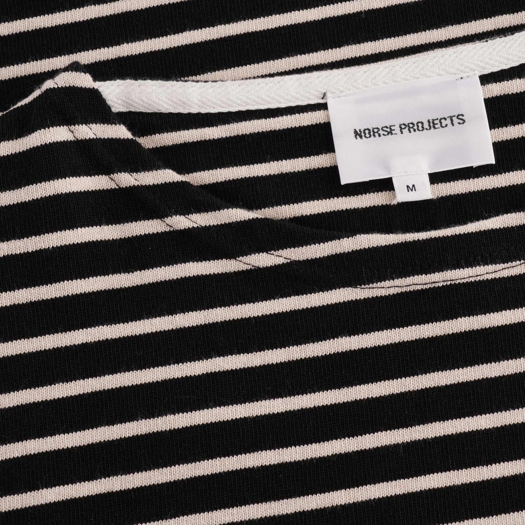 Norse Projects Godtfred Classic Compact Long Sleeve - Black