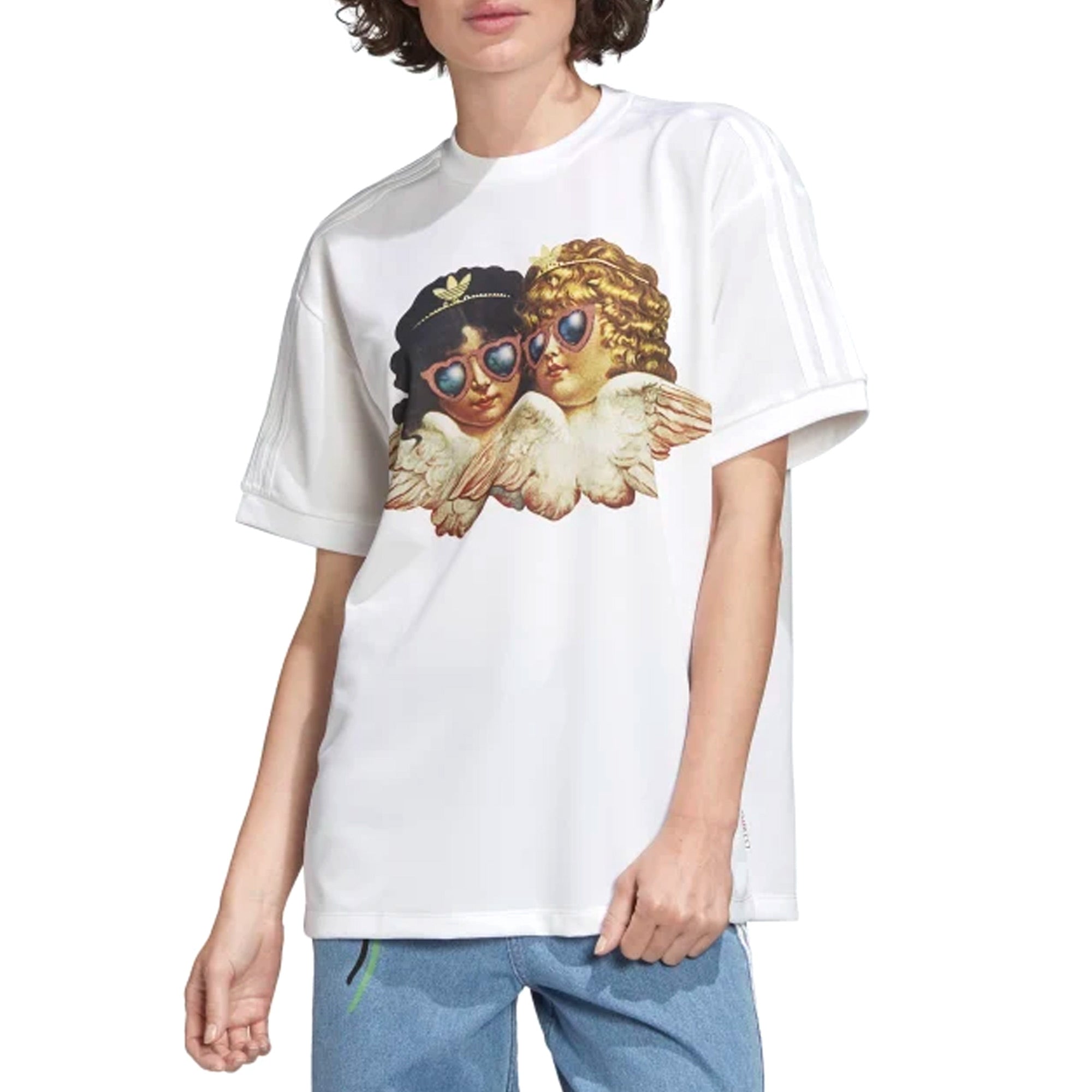 Adidas Originals Womens Fiorucci Graphic Tee - White