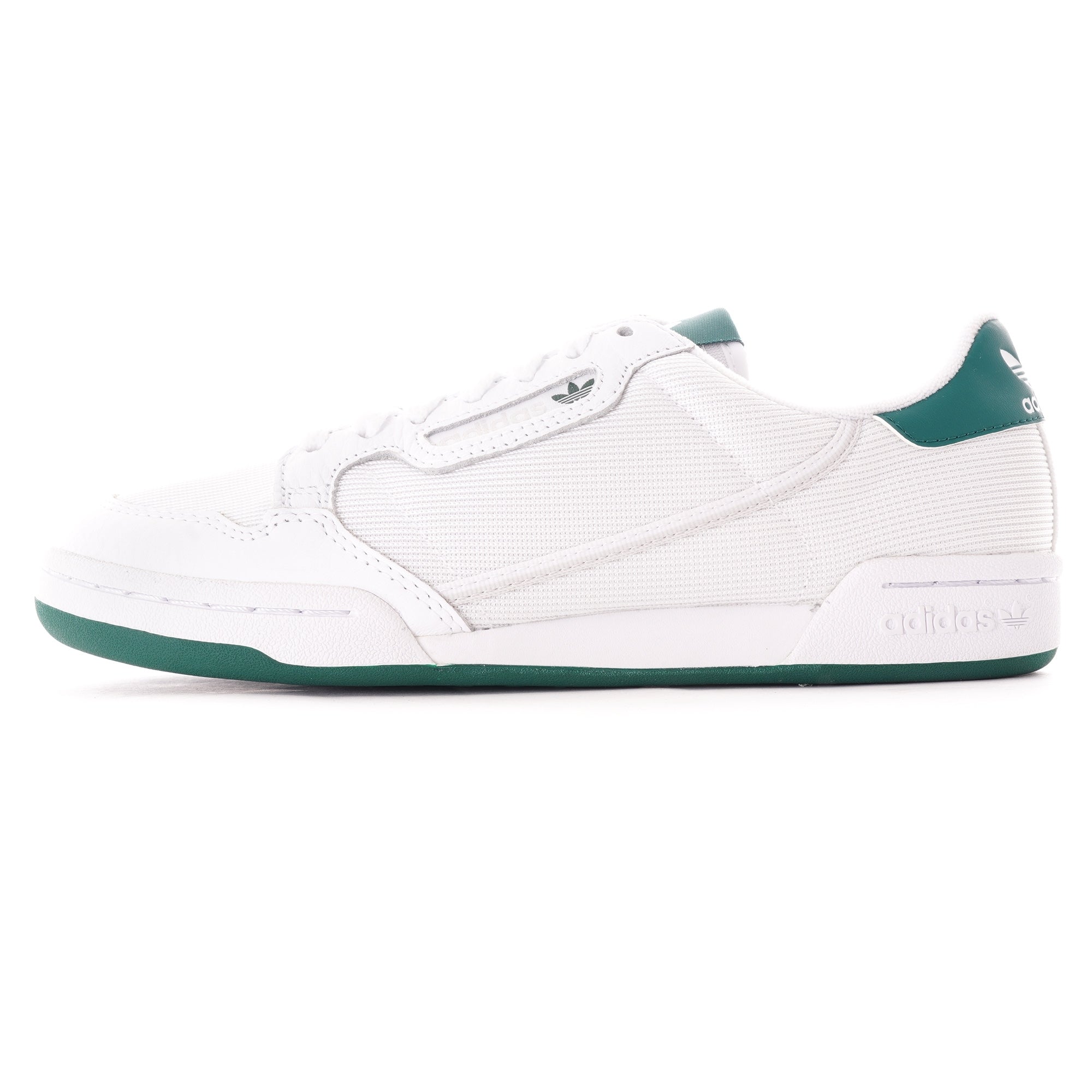 Adidas Originals Continental 80 Shoes - Cloud White / Grey One / Collegiate Green