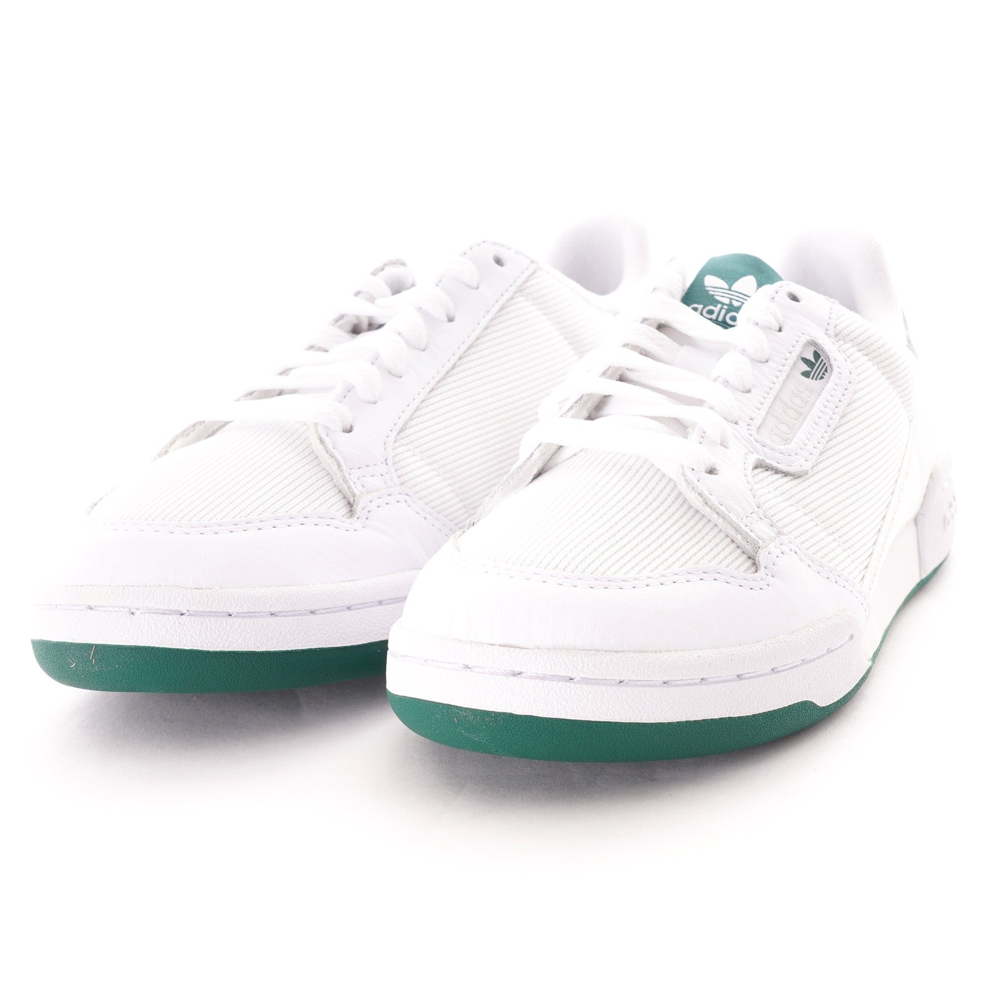 Adidas Originals Continental 80 Shoes - Cloud White / Grey One / Collegiate Green