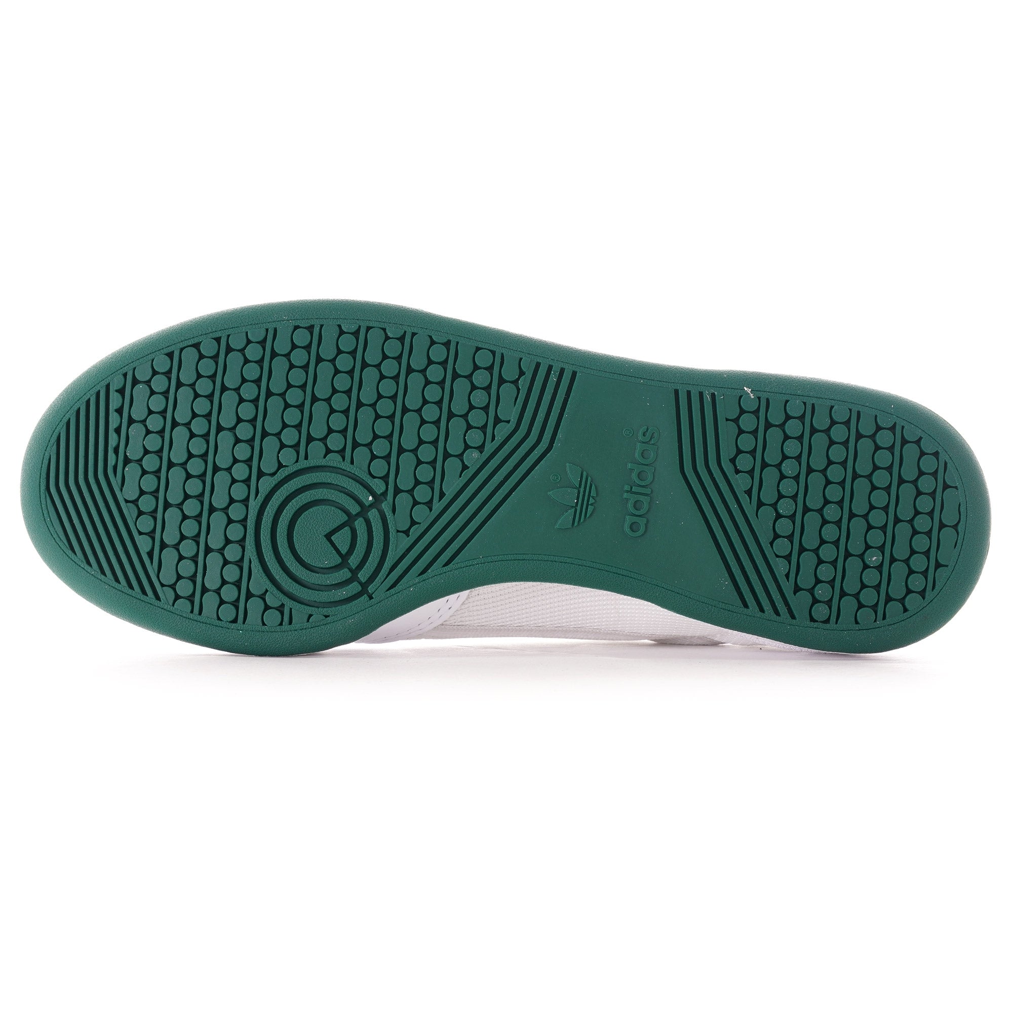Adidas Originals Continental 80 Shoes - Cloud White / Grey One / Collegiate Green