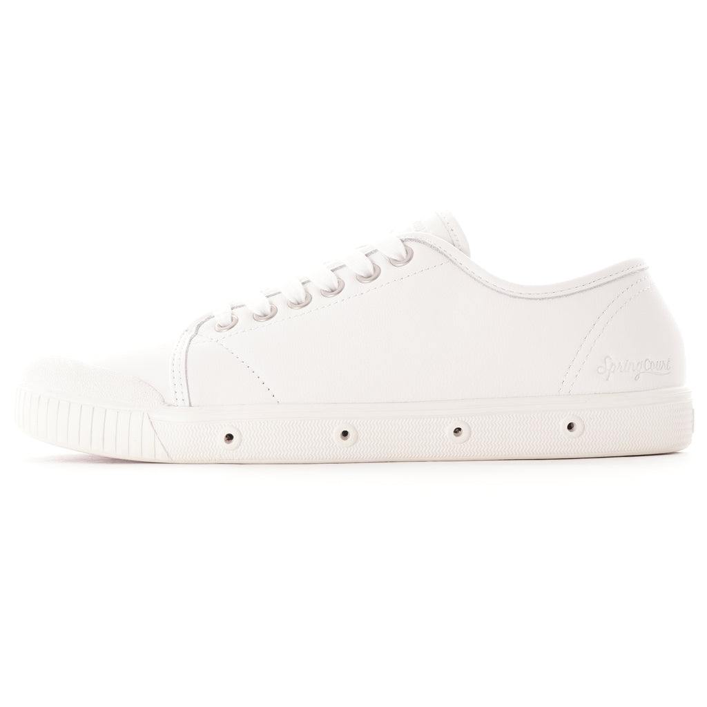 Spring Court G2 Goatskin Leather - White