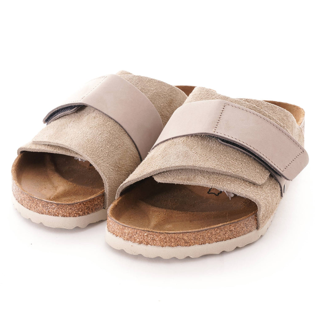Birkenstock Kyoto Nubuck Suede Leather - Taupe