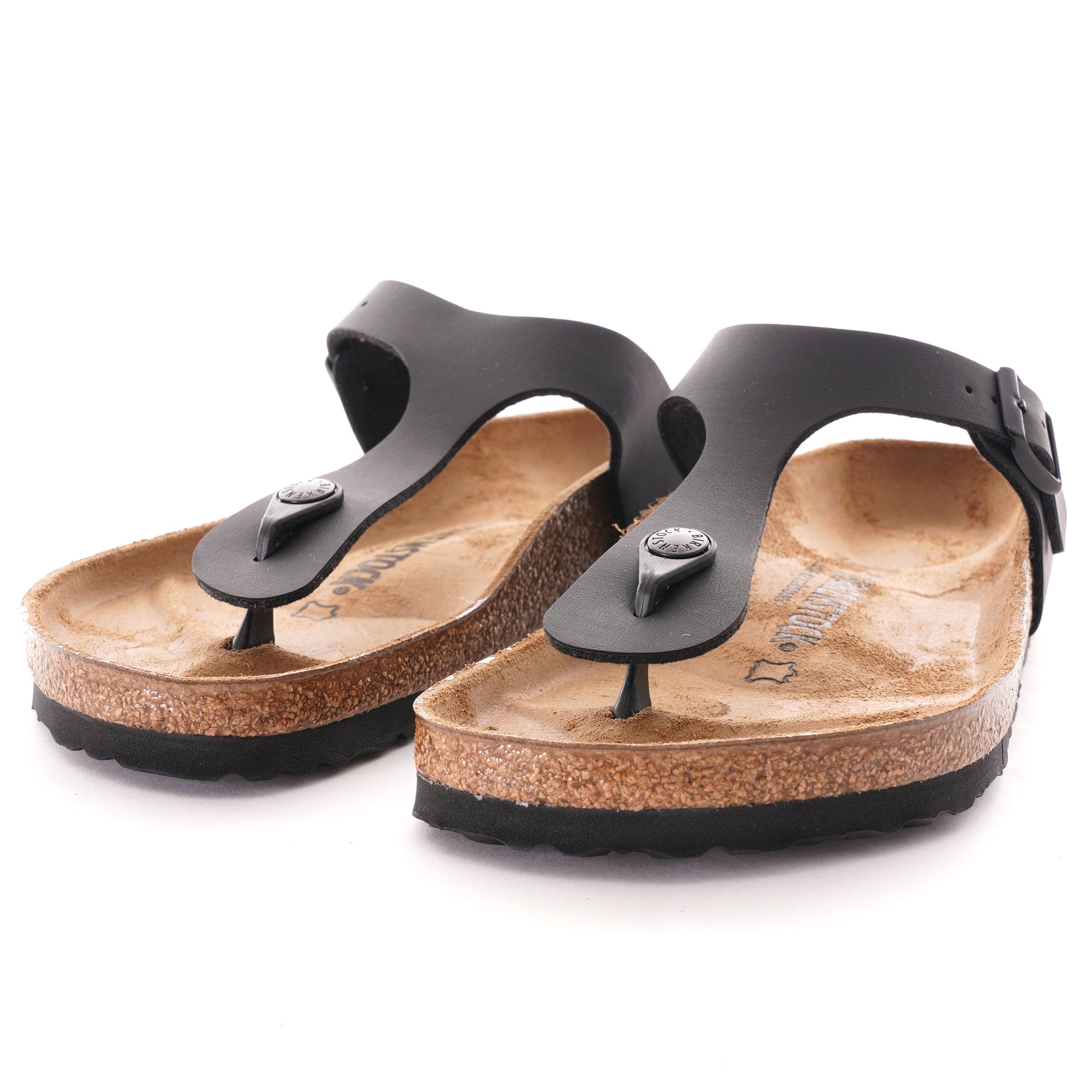 Birkenstock Womens Gizeh Birko-Flor - Black