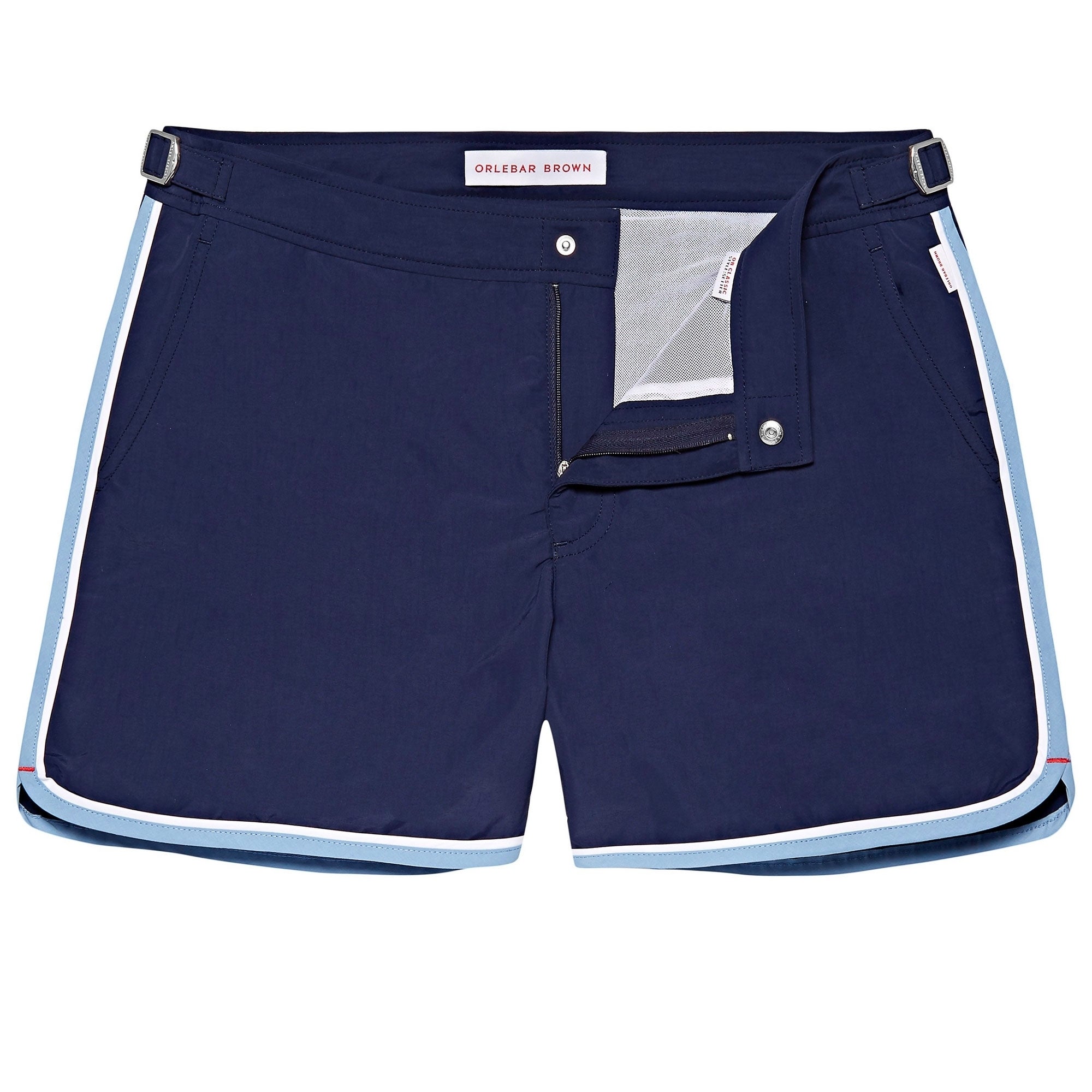 Orlebar Brown Setter Short Length Swim Shorts - Navy/Sea Breeze