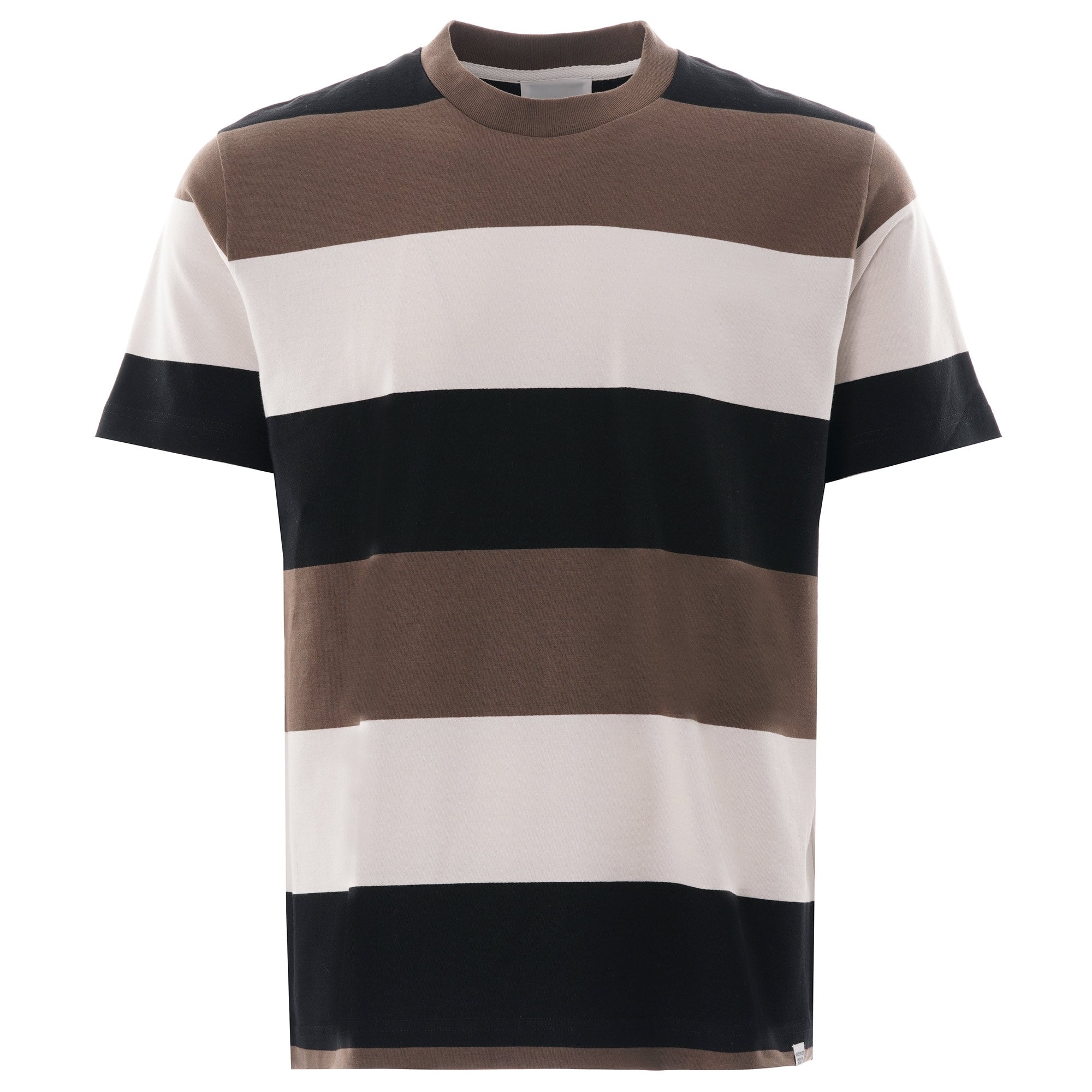 Norse Projects Johannes Border Stripe - Taupe