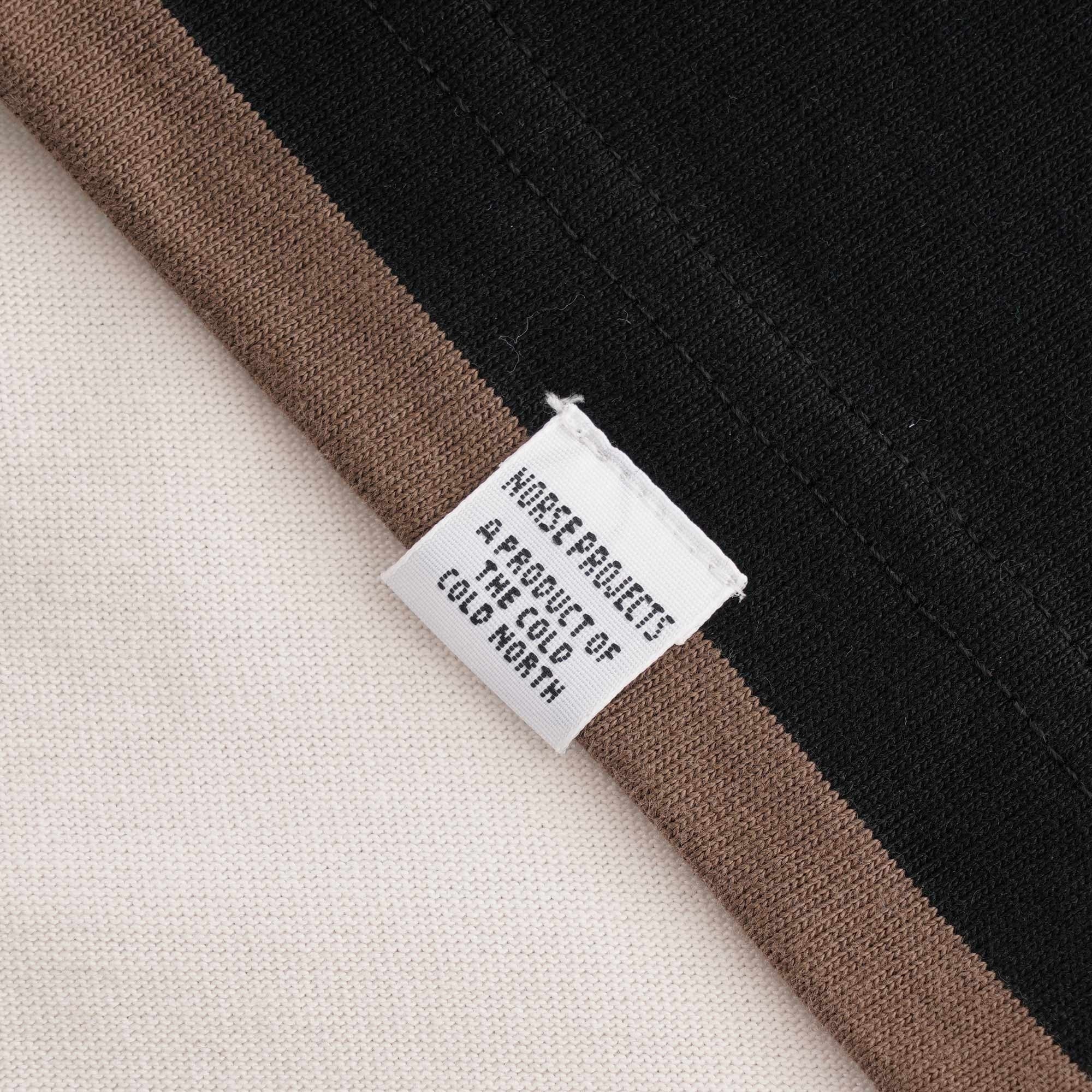 Norse Projects Johannes Border Stripe - Taupe