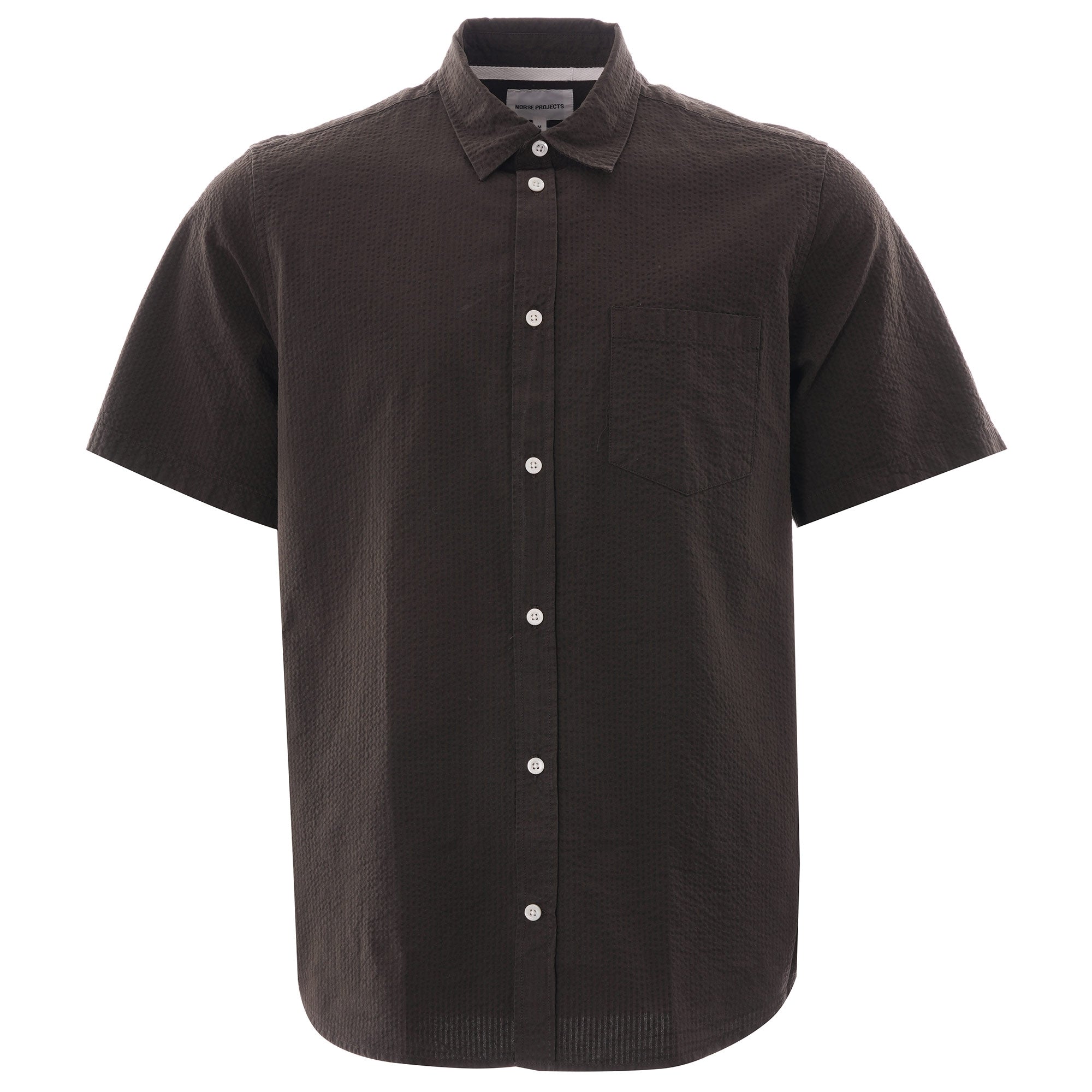 Norse Projects Osvald Seersucker Shirt - Beech