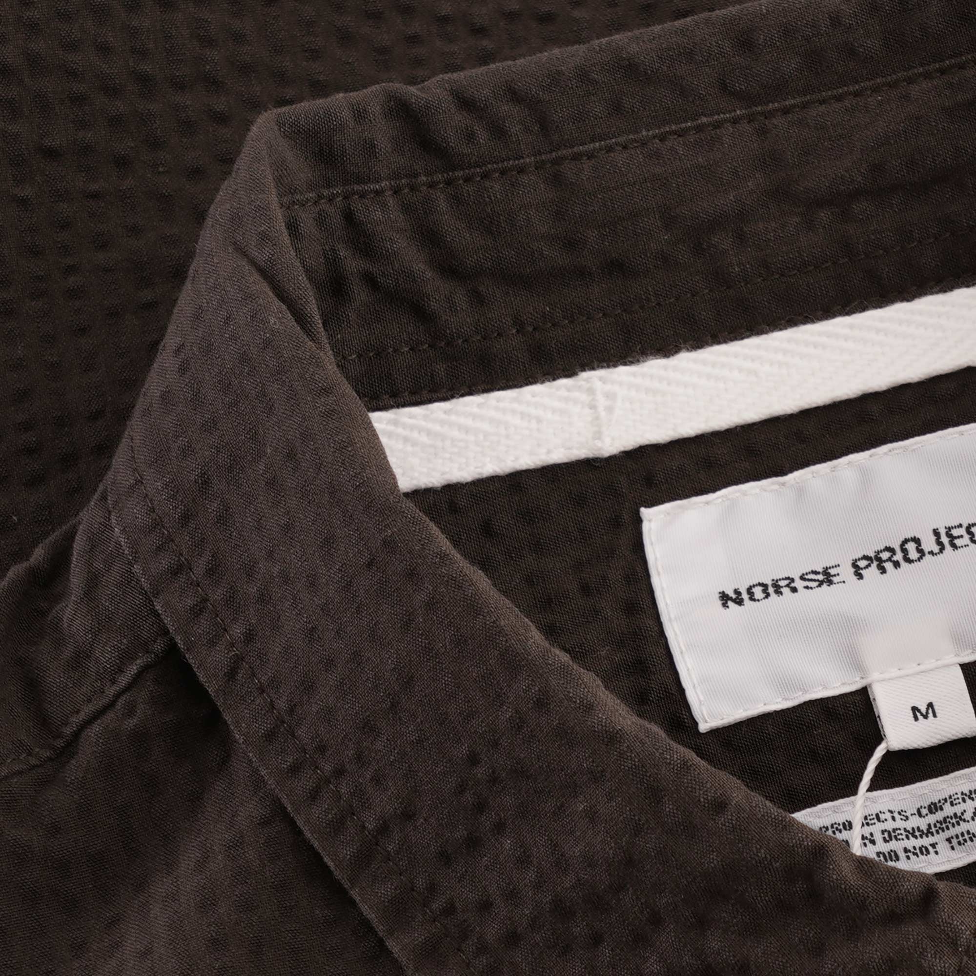 Norse Projects Osvald Seersucker Shirt - Beech