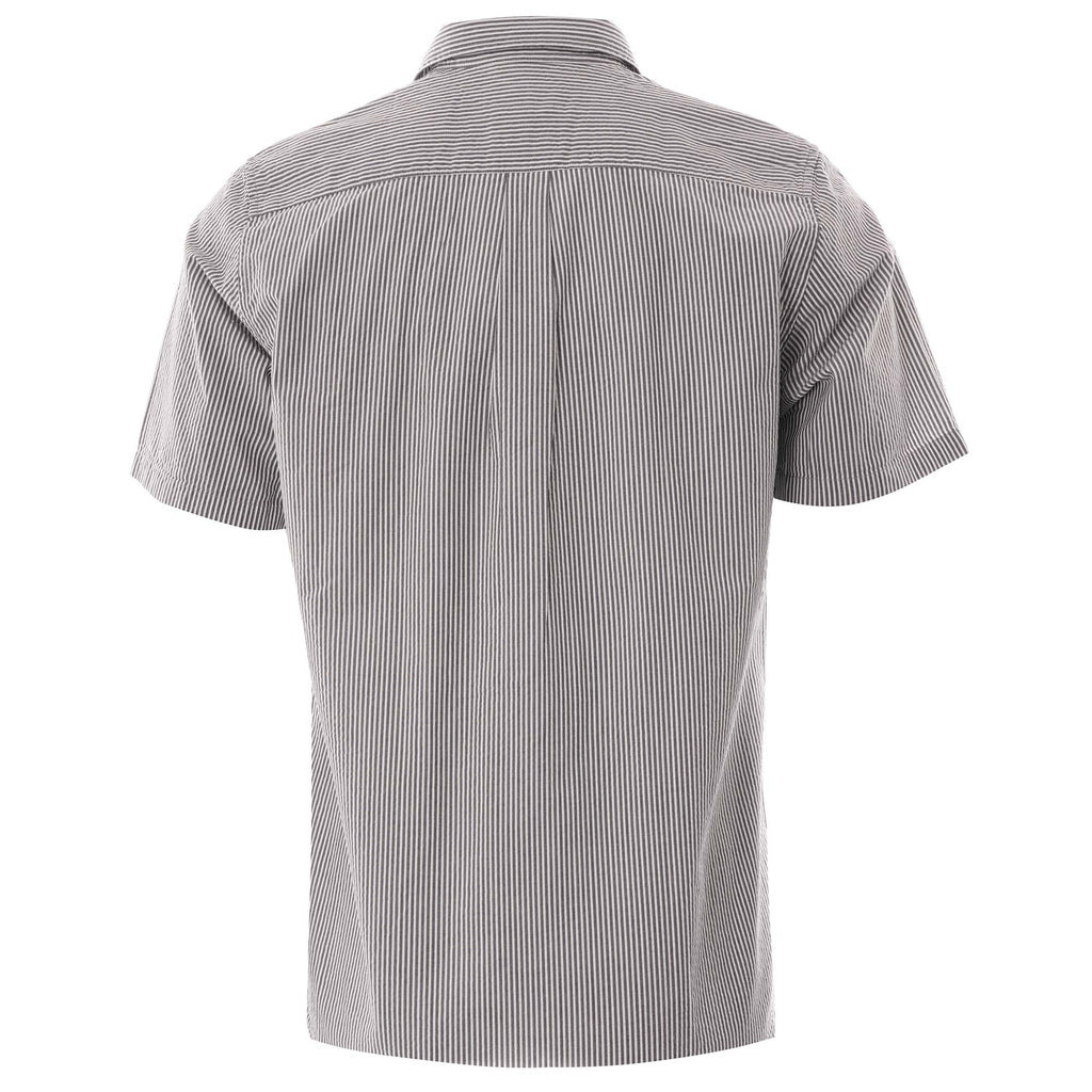 Norse Projects Osvald Seersucker Shirt - Navy Stripe