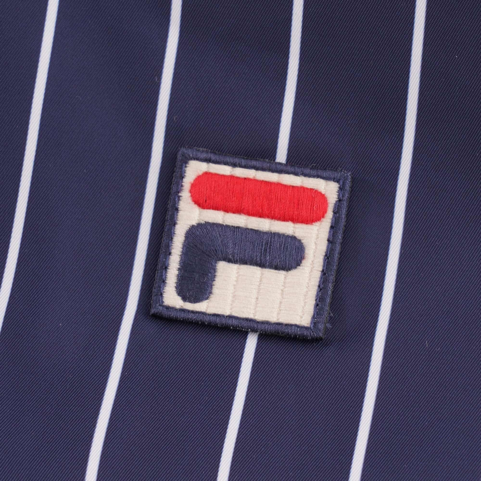 Fila Vintage Lakeland Stripe Bomber Jacket