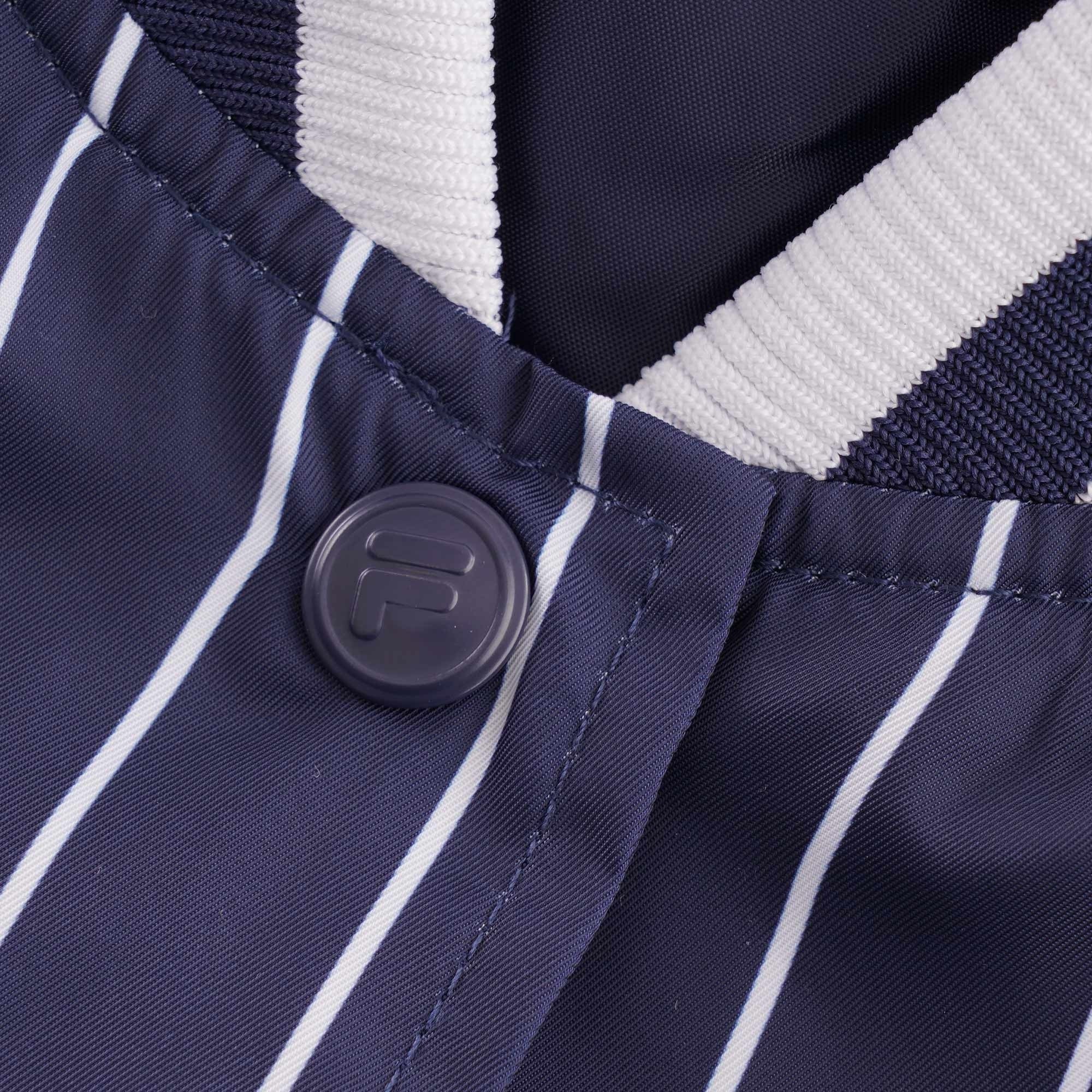 Fila Vintage Lakeland Stripe Bomber Jacket